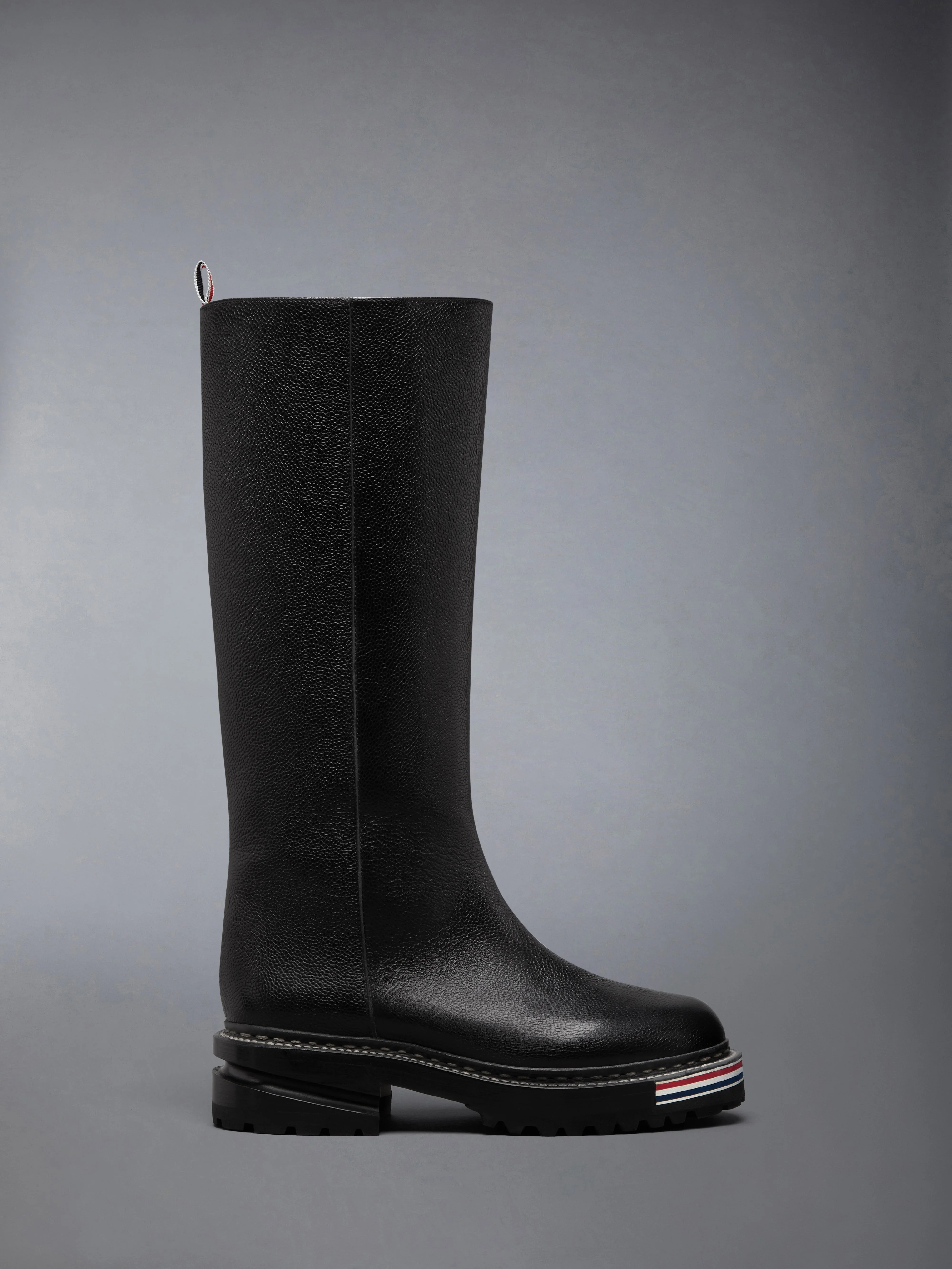 PEBBLE GRAIN HIKING SOLE KNEE HIGH BOOT - 1