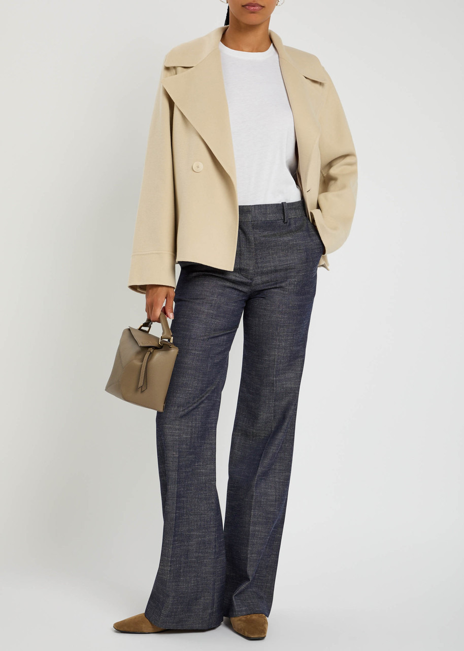 Joseph Morrisey Wool-blend Wide-leg Trousers - 4