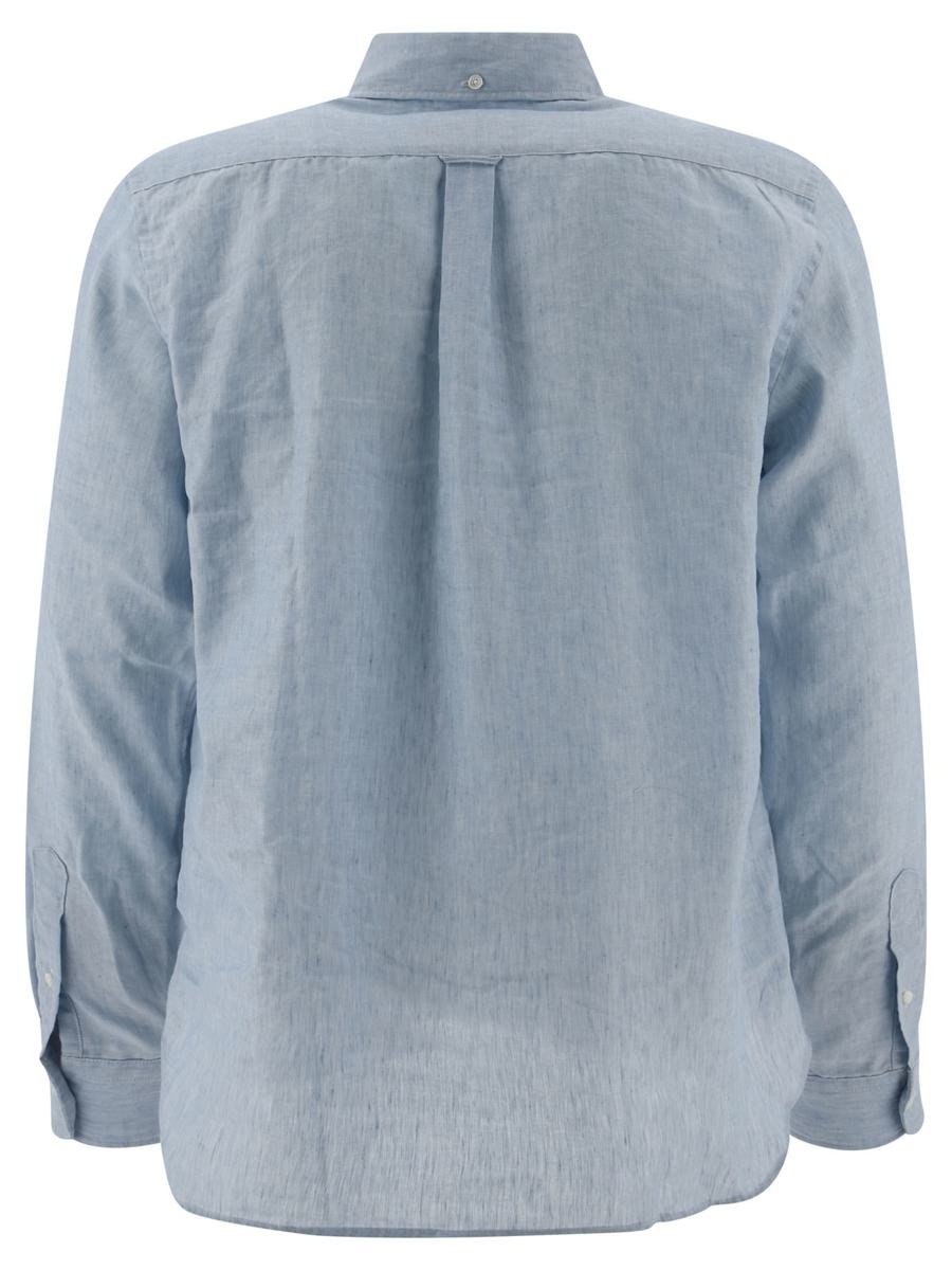 Beams Plus BEAMS PLUS LINEN SHIRT WITH CHEST POCKET - 2