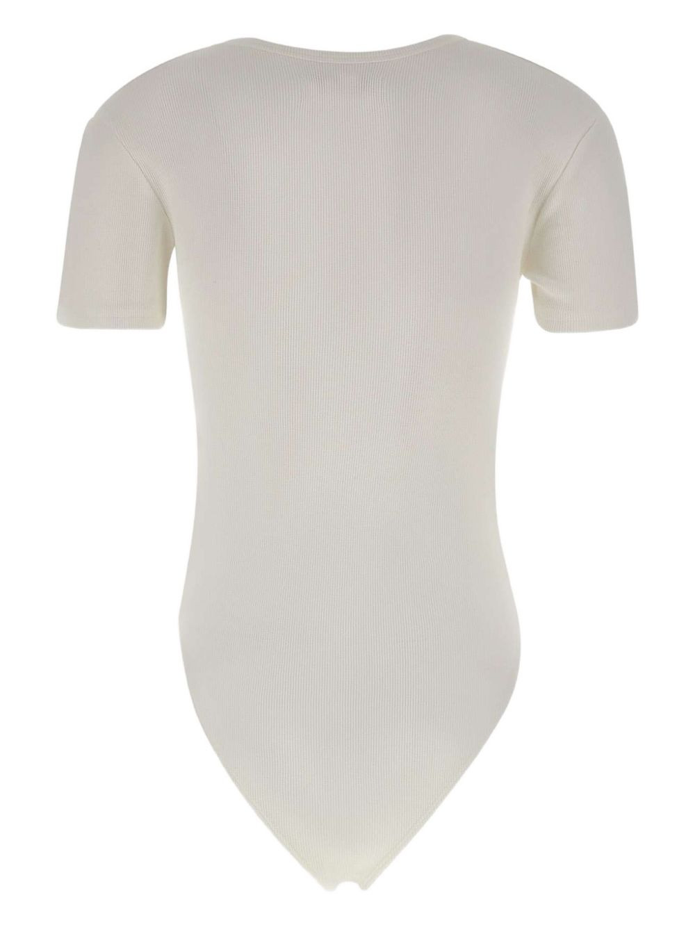 orb-embellished ribbed bodysuit - 2