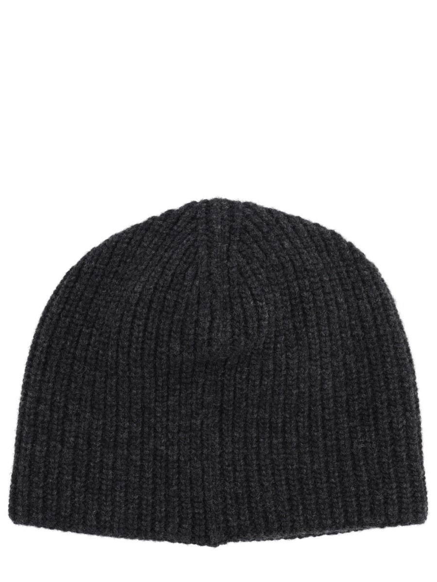 WOOL ESPIRAL CAP WITH EMBROIDERED MONOGRAM - 2