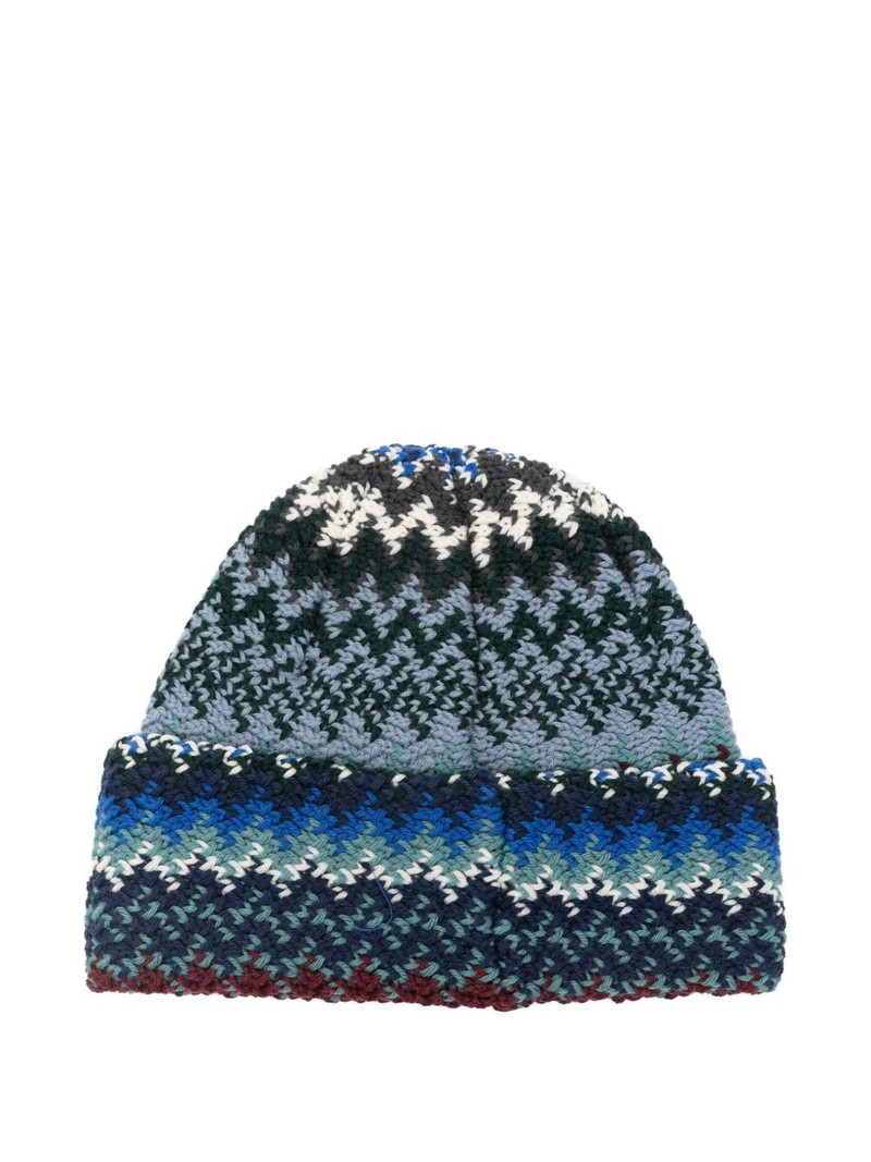 Missoni zigzag beanie hat outlook