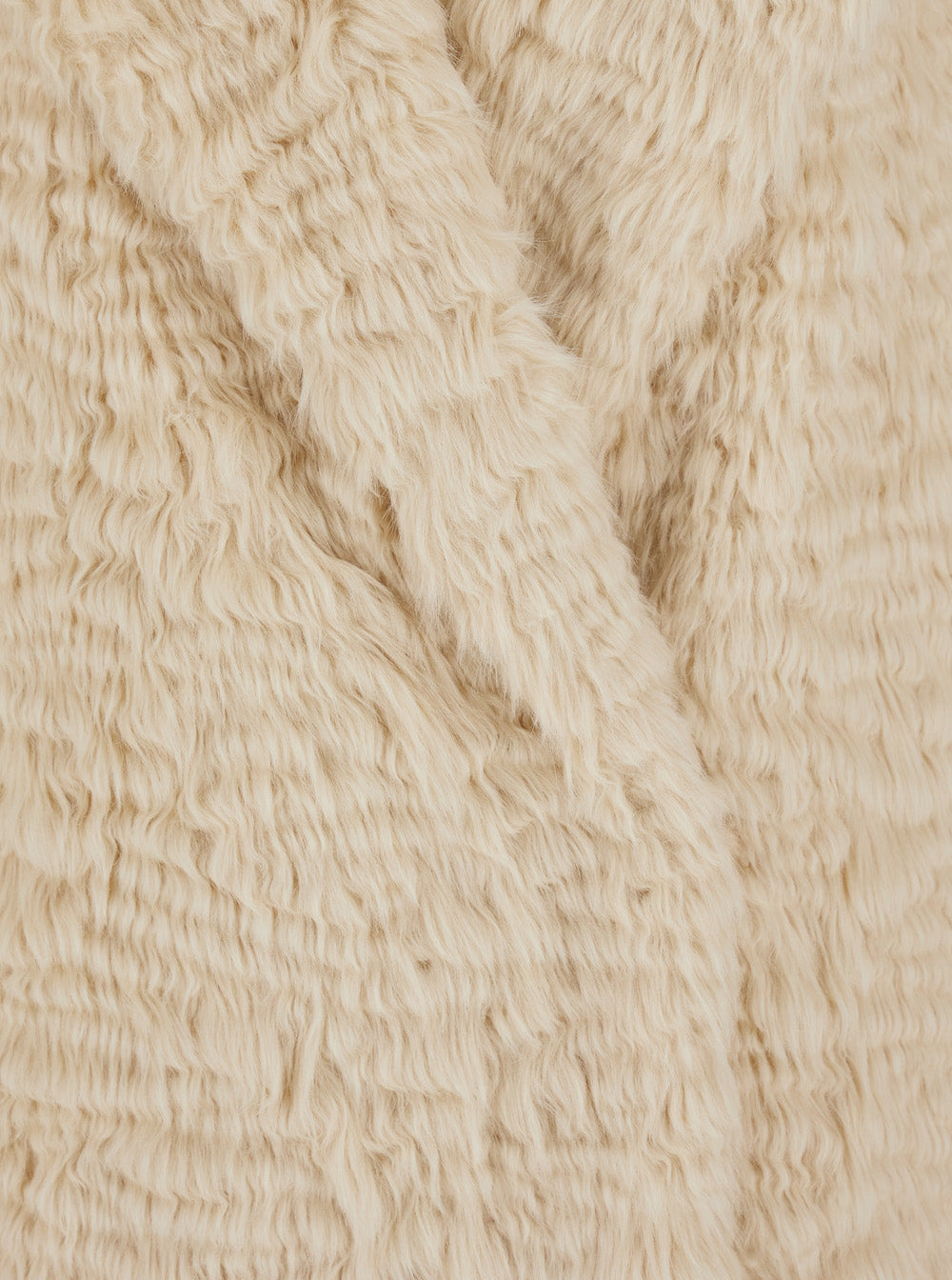 Stand Women 'Nicole' Beige Double-Breasted Coat With Classic Revers In Eco-Fur Woman - 3