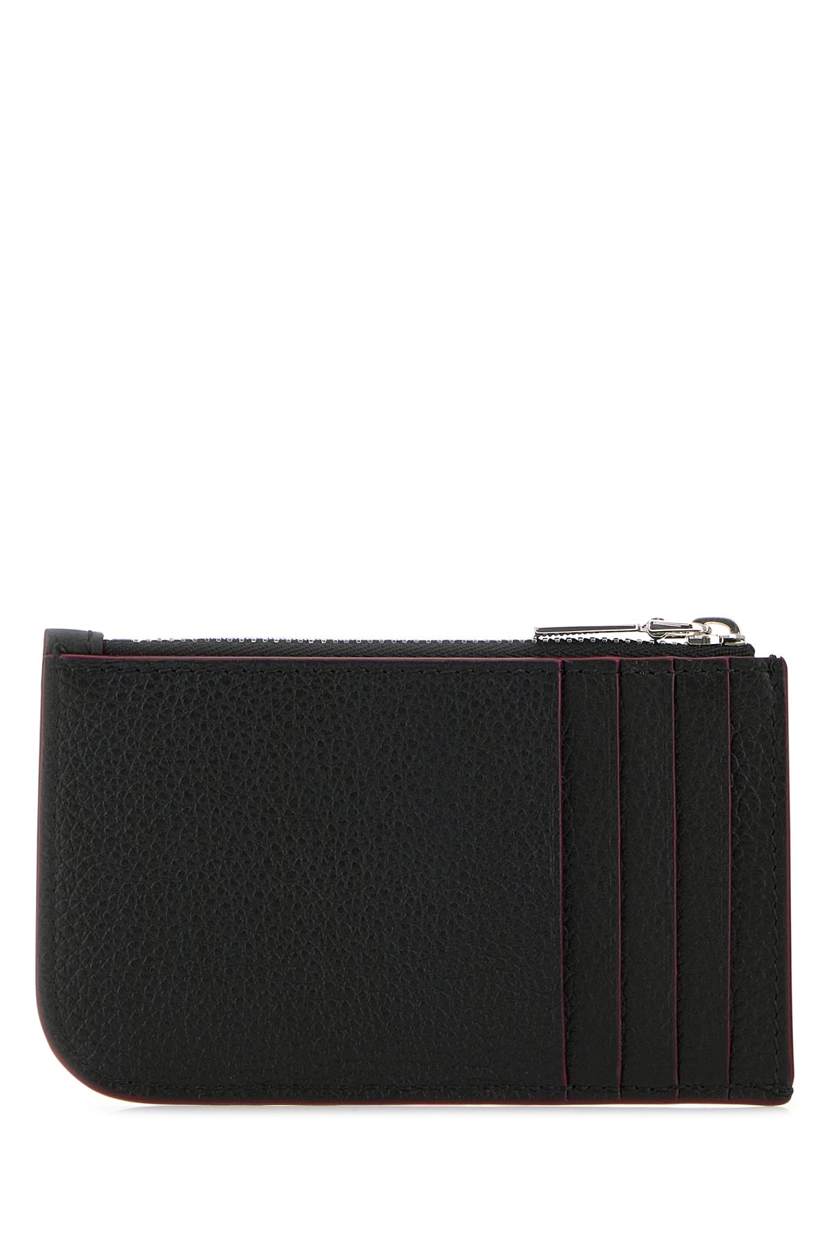 Black leather card holder - 3