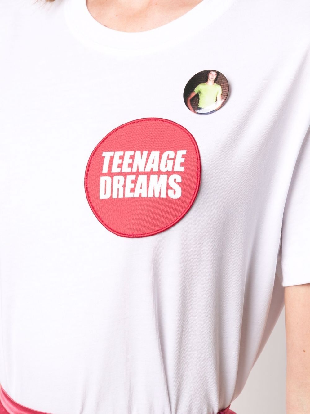 Teenage Dreams-patch cotton T-shirt - 5