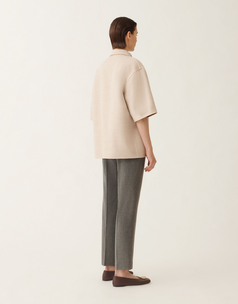 Double wool shirt jacket 4