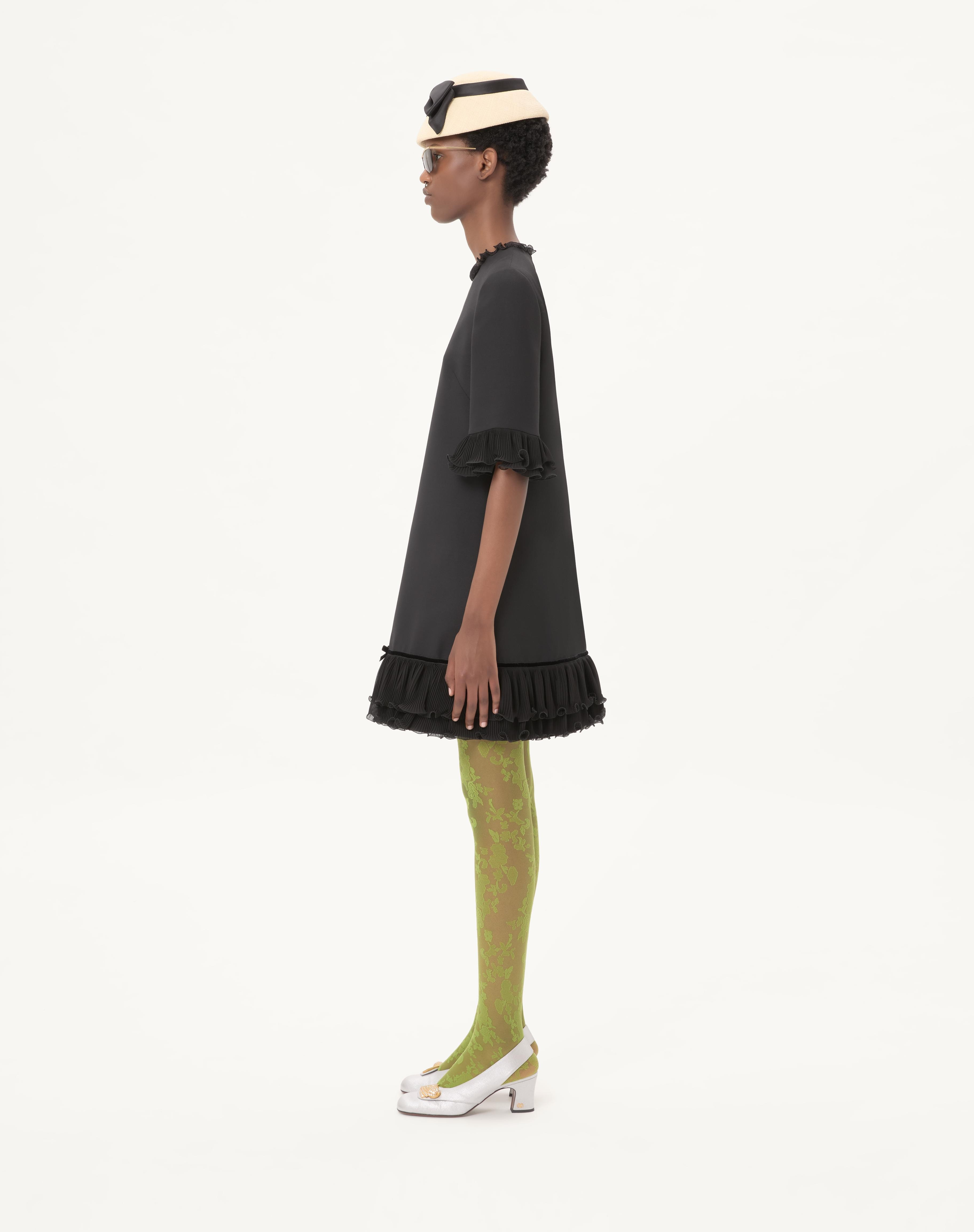CREPE COUTURE SHORT DRESS - 5