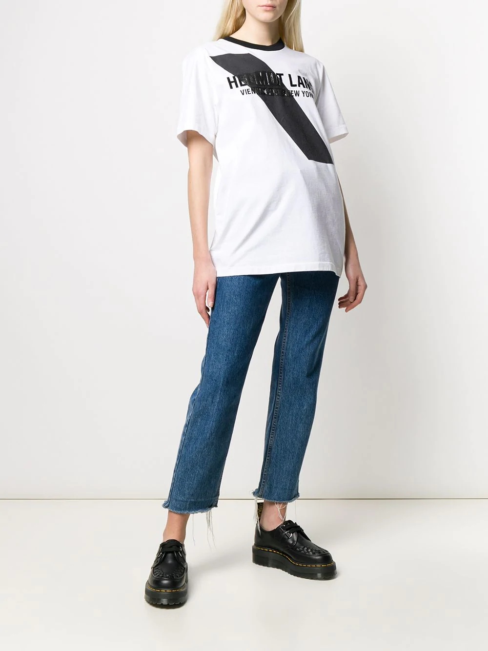 logo embellished T-shirt - 3