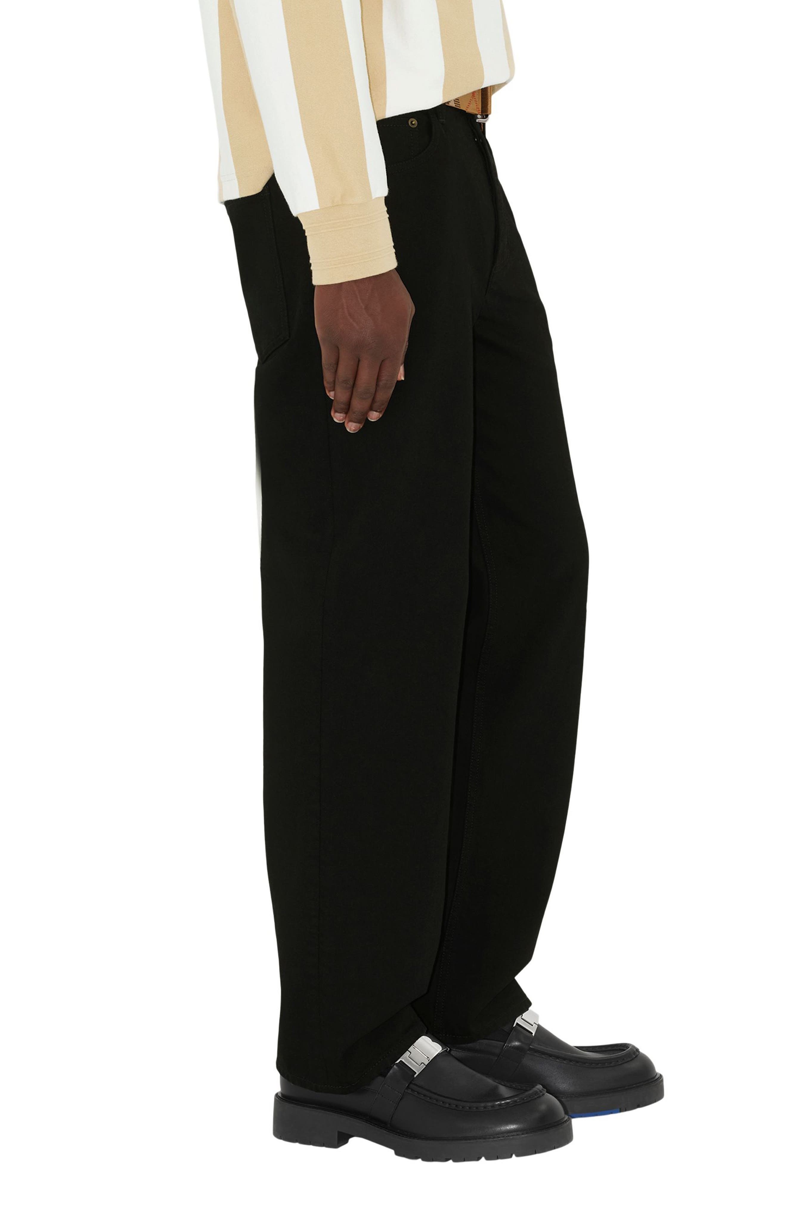 burberry Loose Fit Jeans in Black at Nordstrom - 3