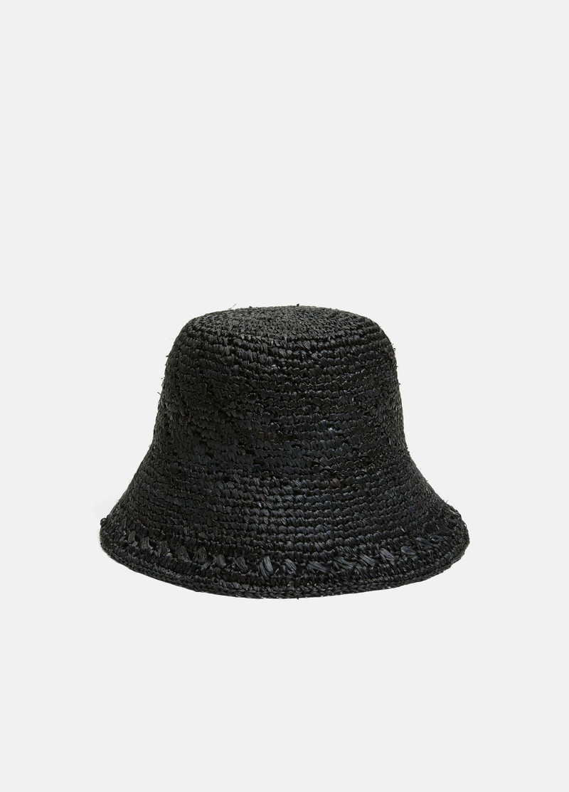 Straw Bucket Hat 1