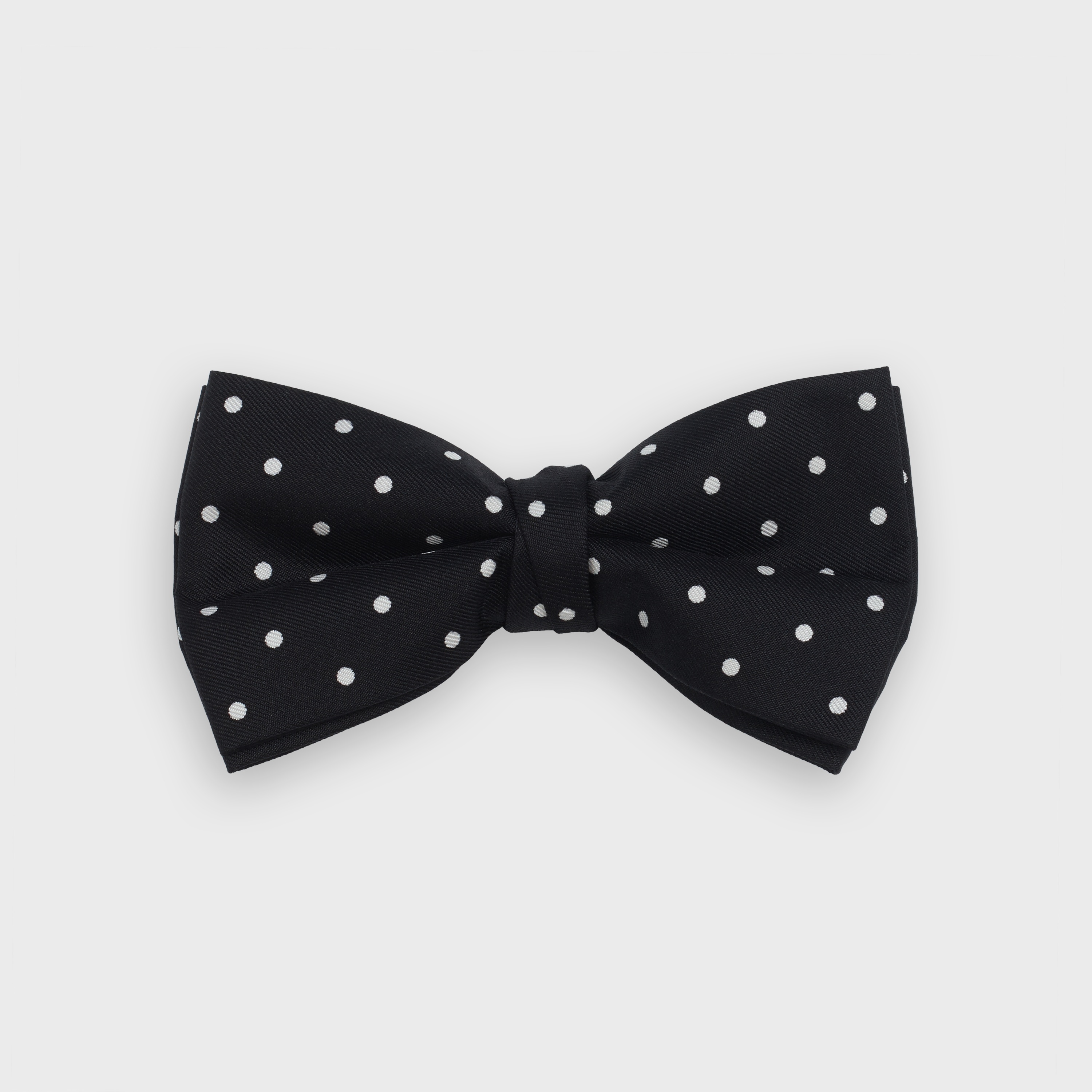 CLAUDE BOW TIE IN PRINTED SILK TWILL - 3