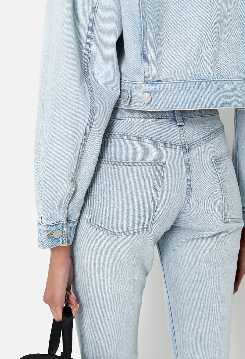 HICKORY CROPPED DENIM JACKET - 4