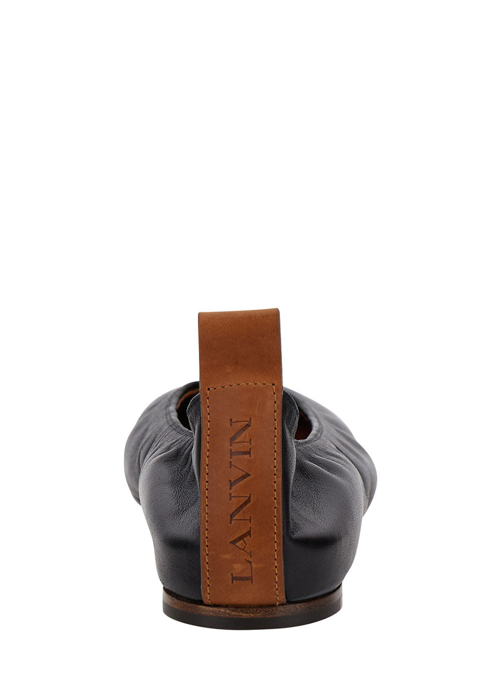 Lanvin Women Black Ballet Flats In Leather Woman - 4