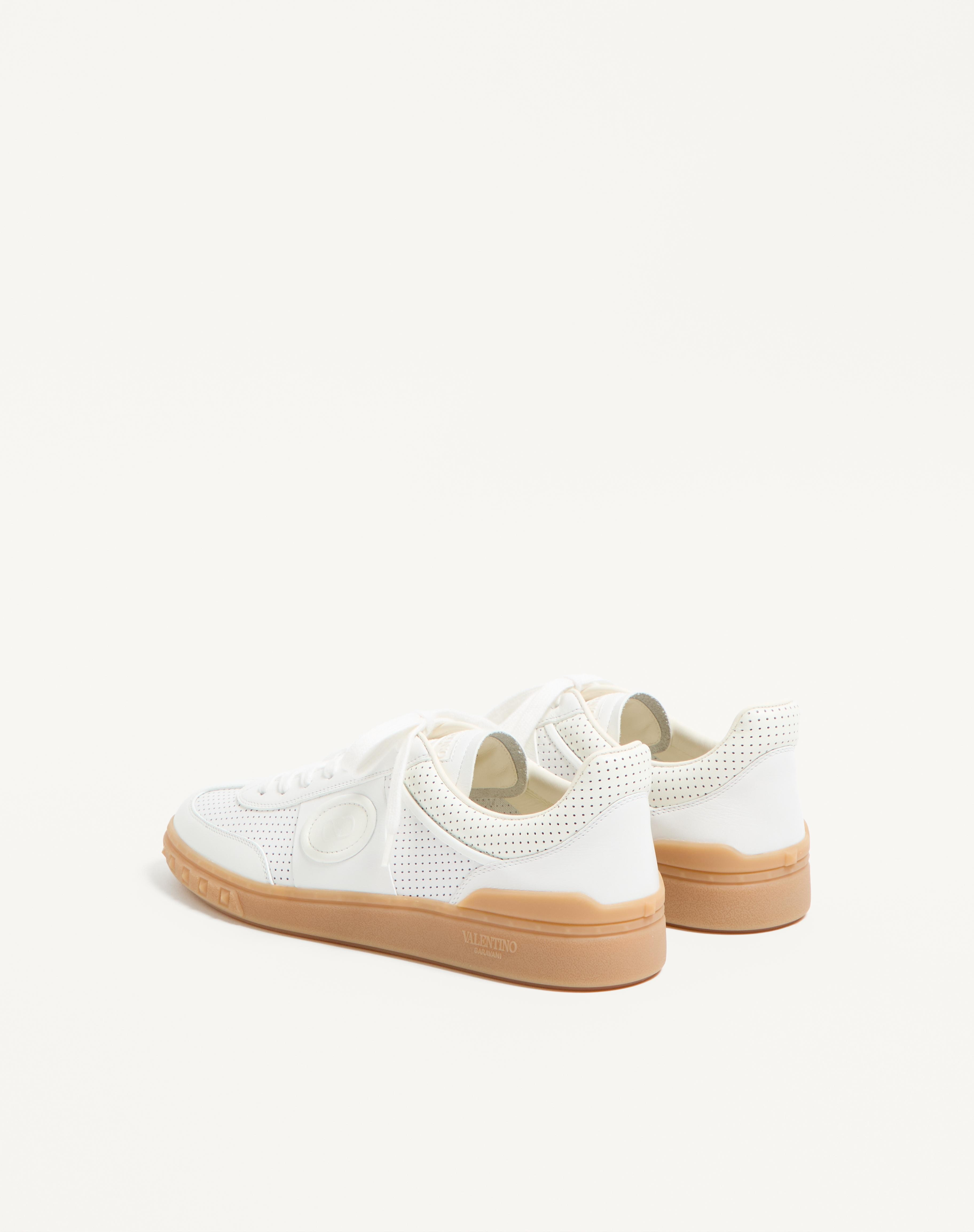 UPVILLAGE LOW-TOP SNEAKER IN PERFORATED NAPPA LEATHER - 7