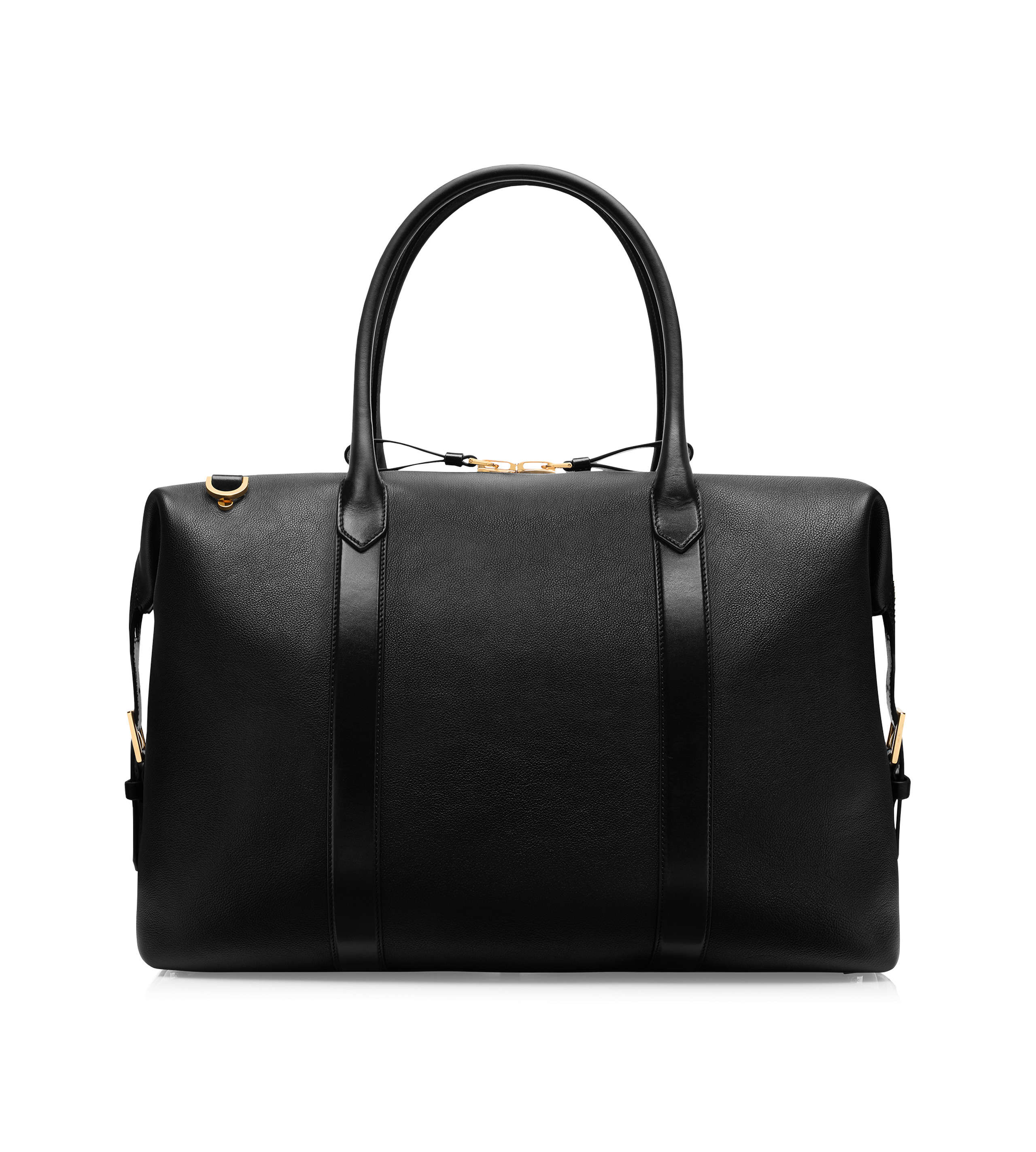 TOM FORD SMOOTH LEATHER SIDE BUCKLE HOLDALL REVERSIBLE