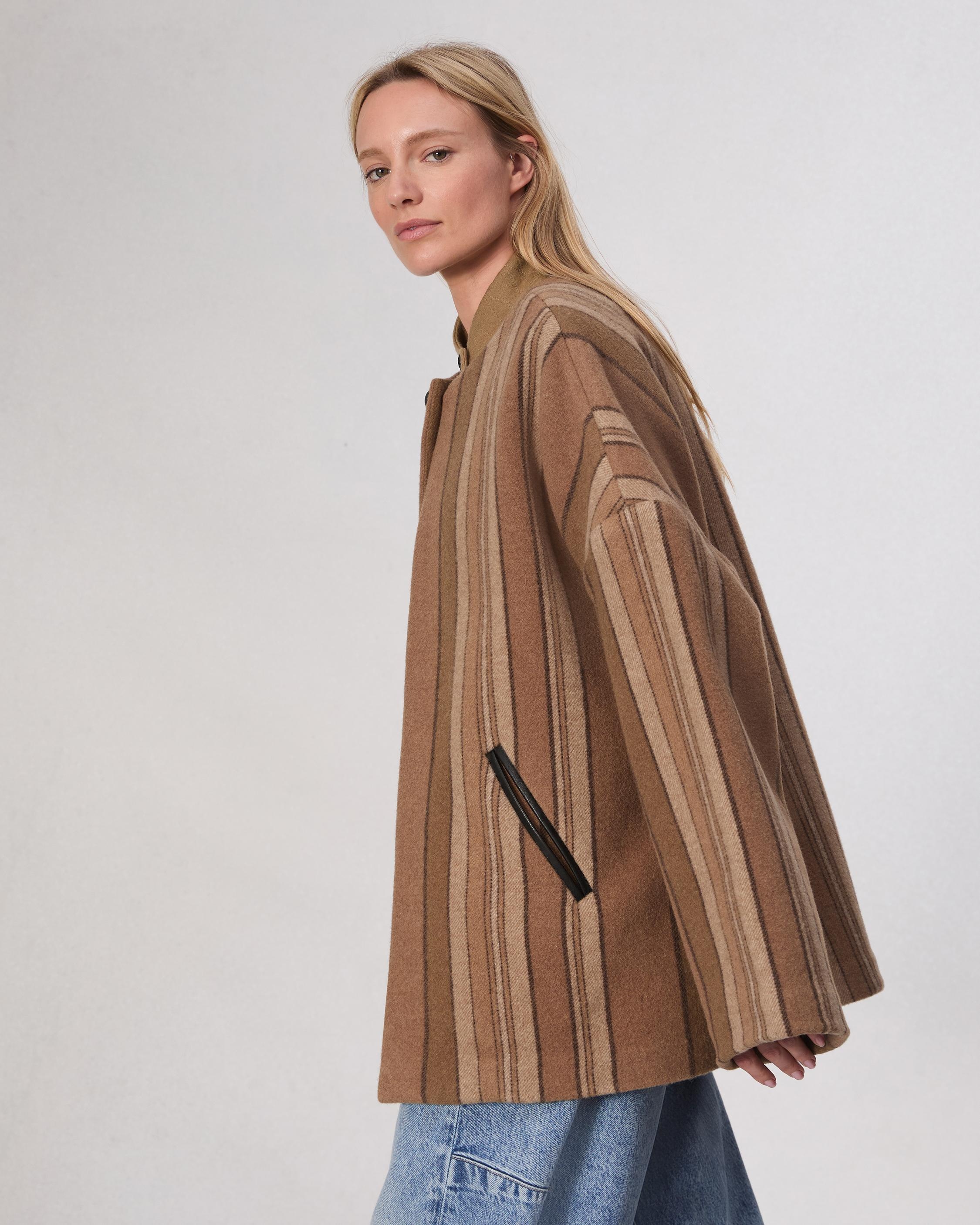 Penny Stripe Coat - 4