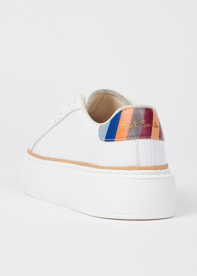 Paul Smith Women's White 'Guppy' Platform Trainers outlook