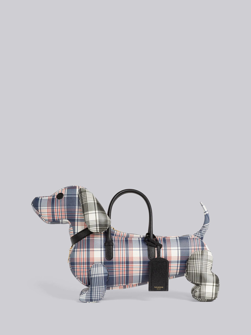 Multicolor Madras Printed Caviar Hector Bag 1