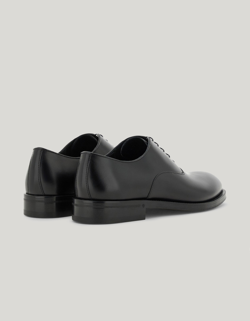 Canali BLACK CALFSKIN OXFORD SHOES outlook
