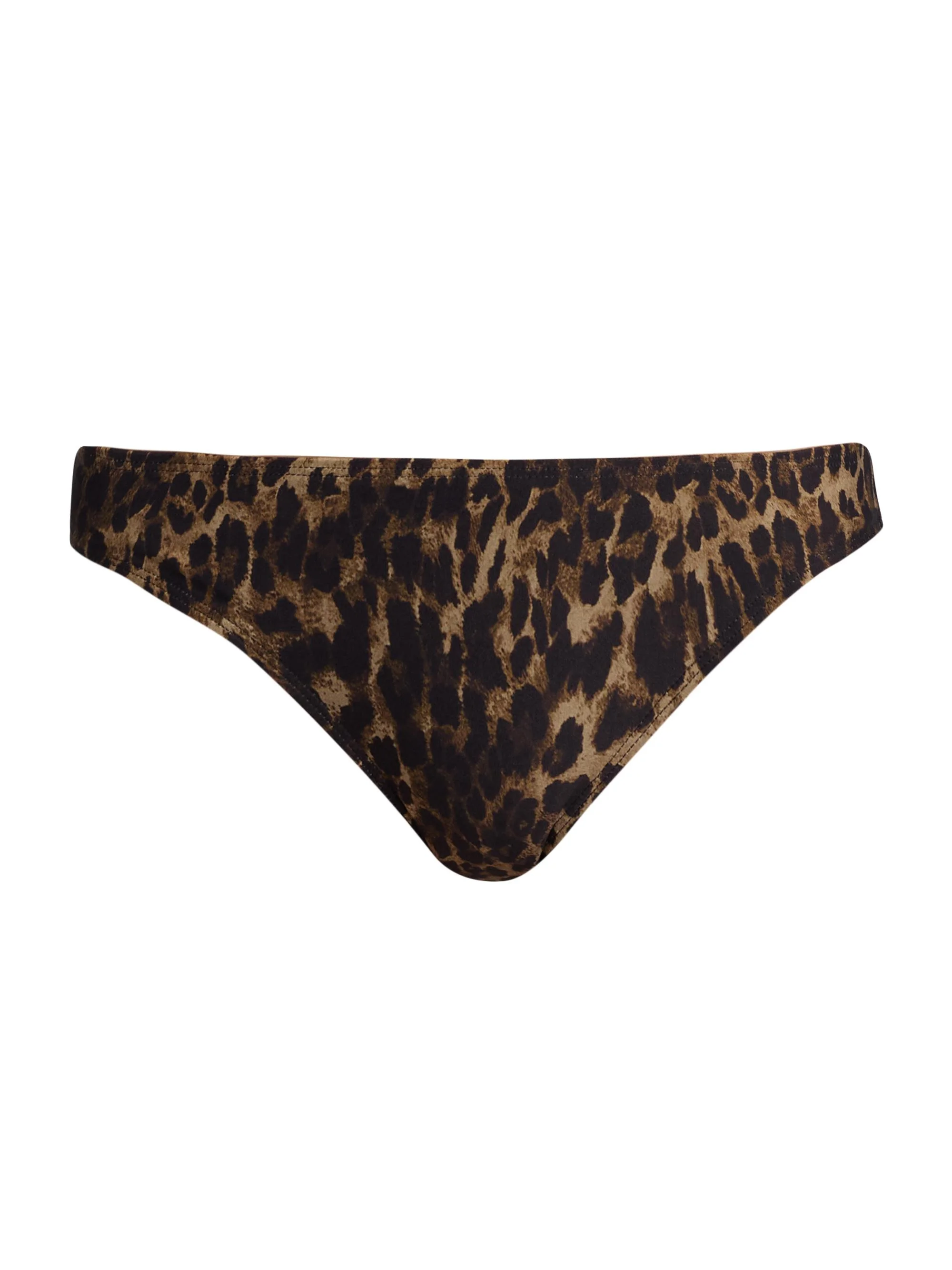 Women's Vintage Leopard Bikini Bottom - Vintage Leopard Print - 1