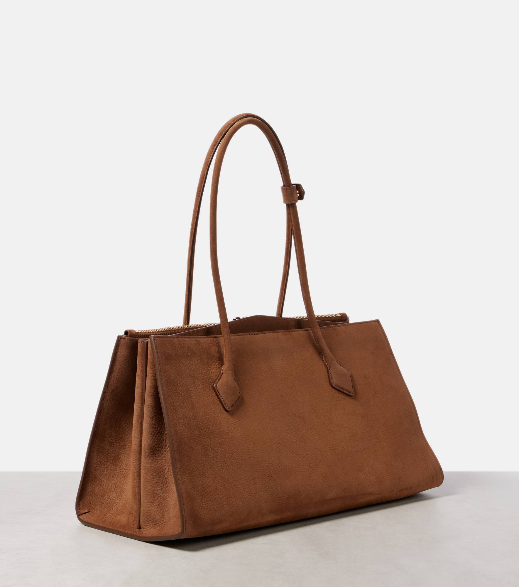 Le Teckel suede tote bag - 4