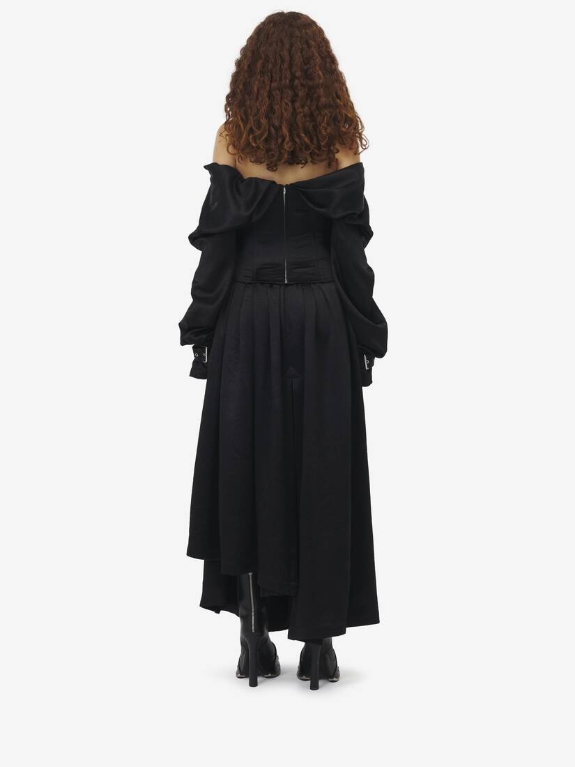 Draped Evening Dress - 4