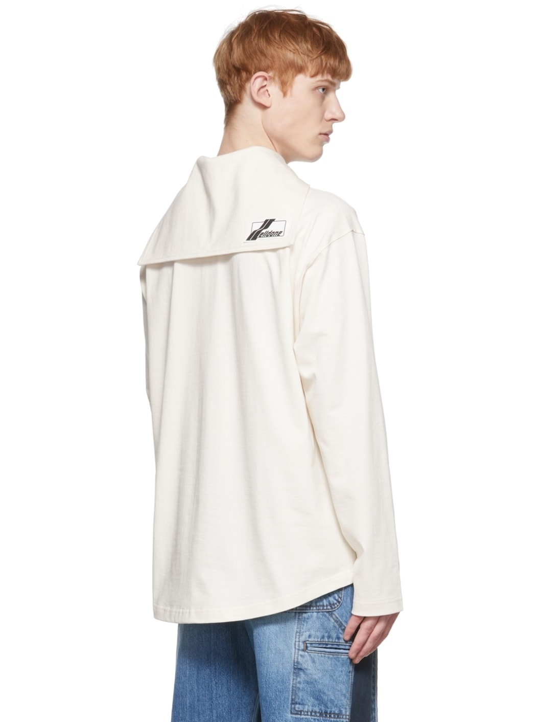 Off-White Cotton Henley - 3