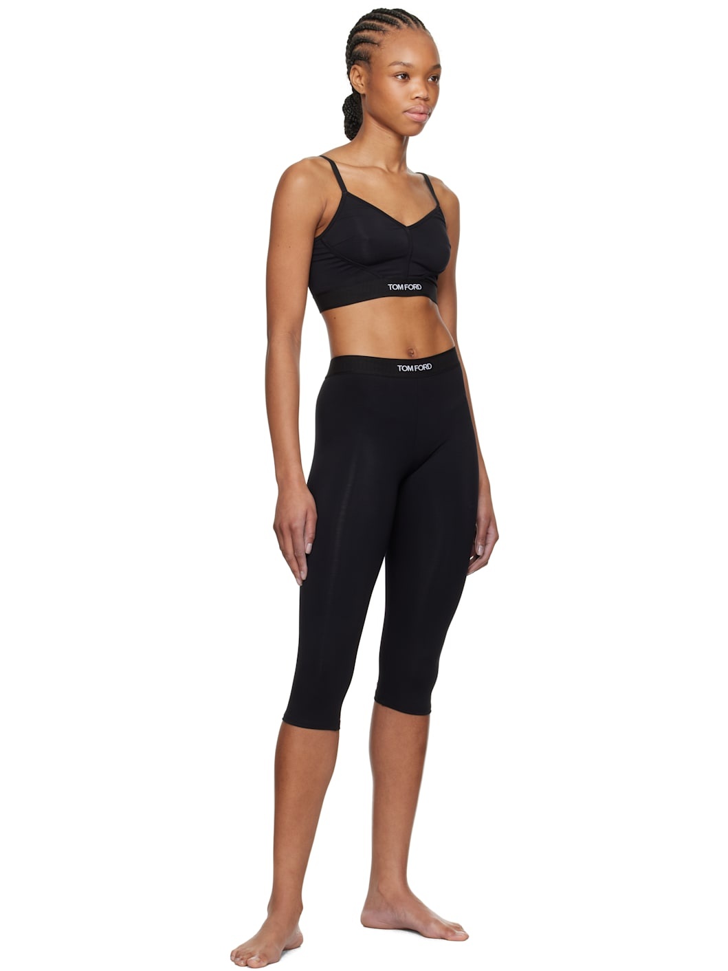 Black Modal Signature Bra - 4