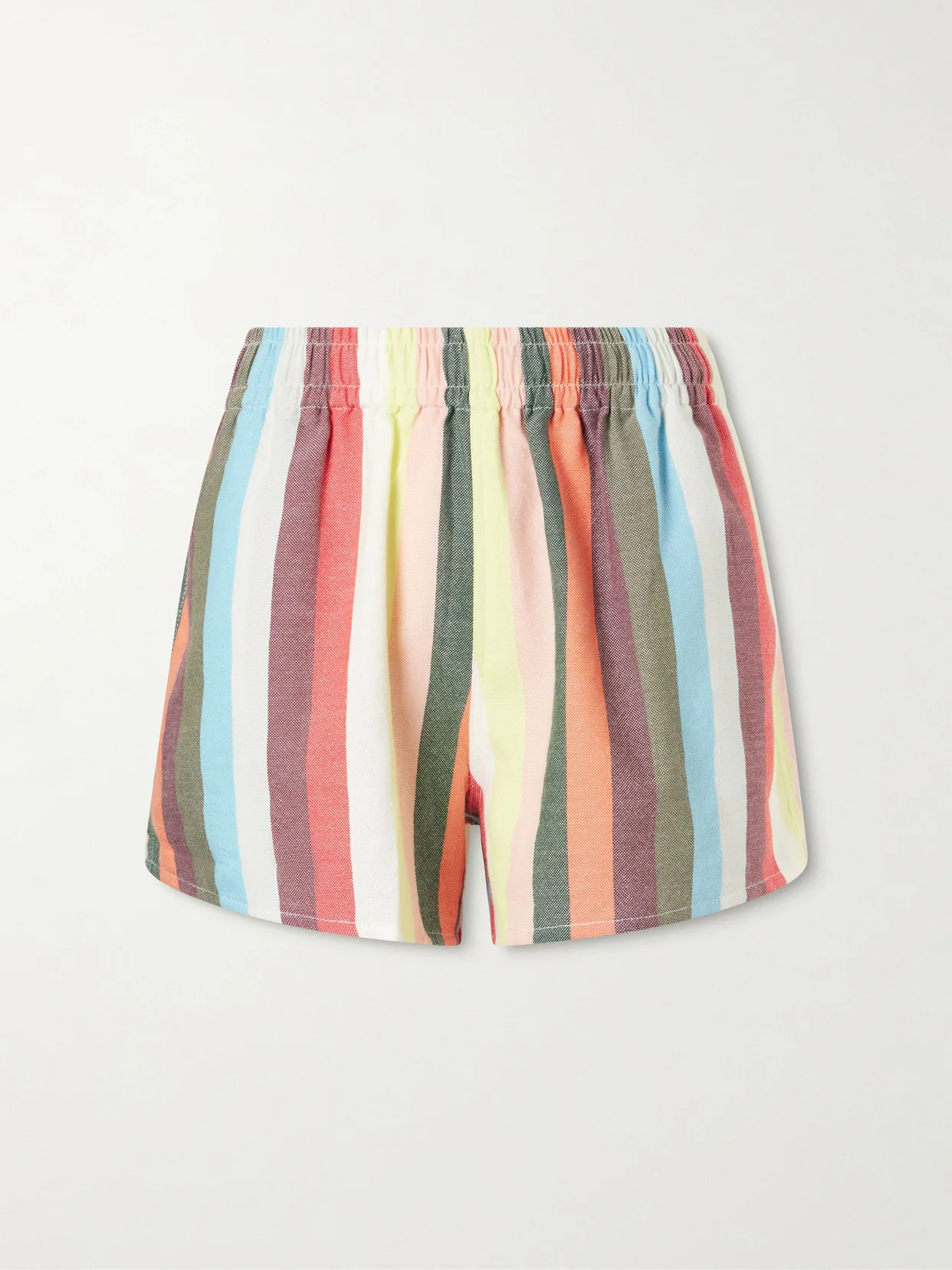 Striped Cotton Shorts - 1