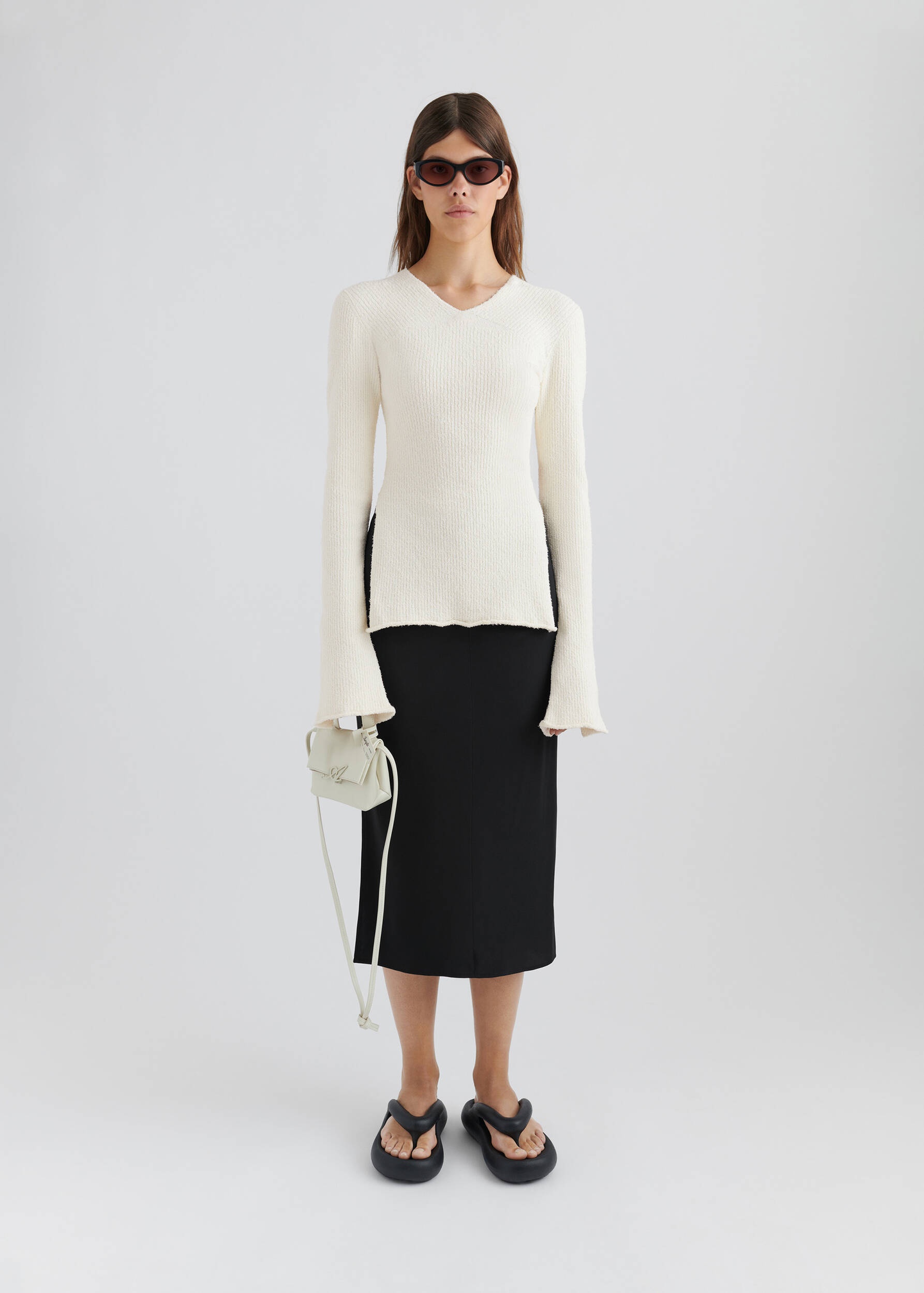 Tube Rib-Knit Wrap Top - 4