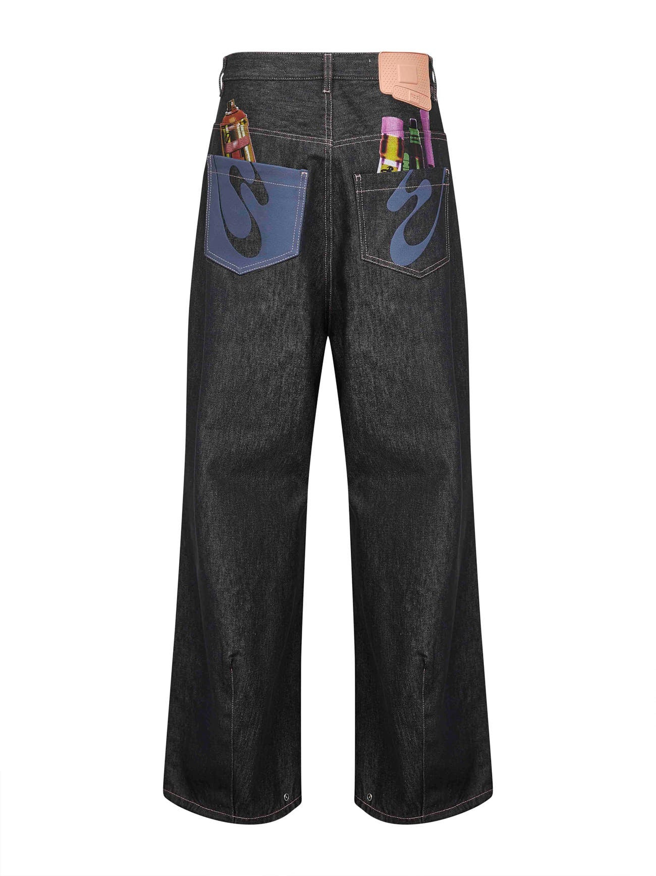 Blue cotton denim Leggenda jeans - 2