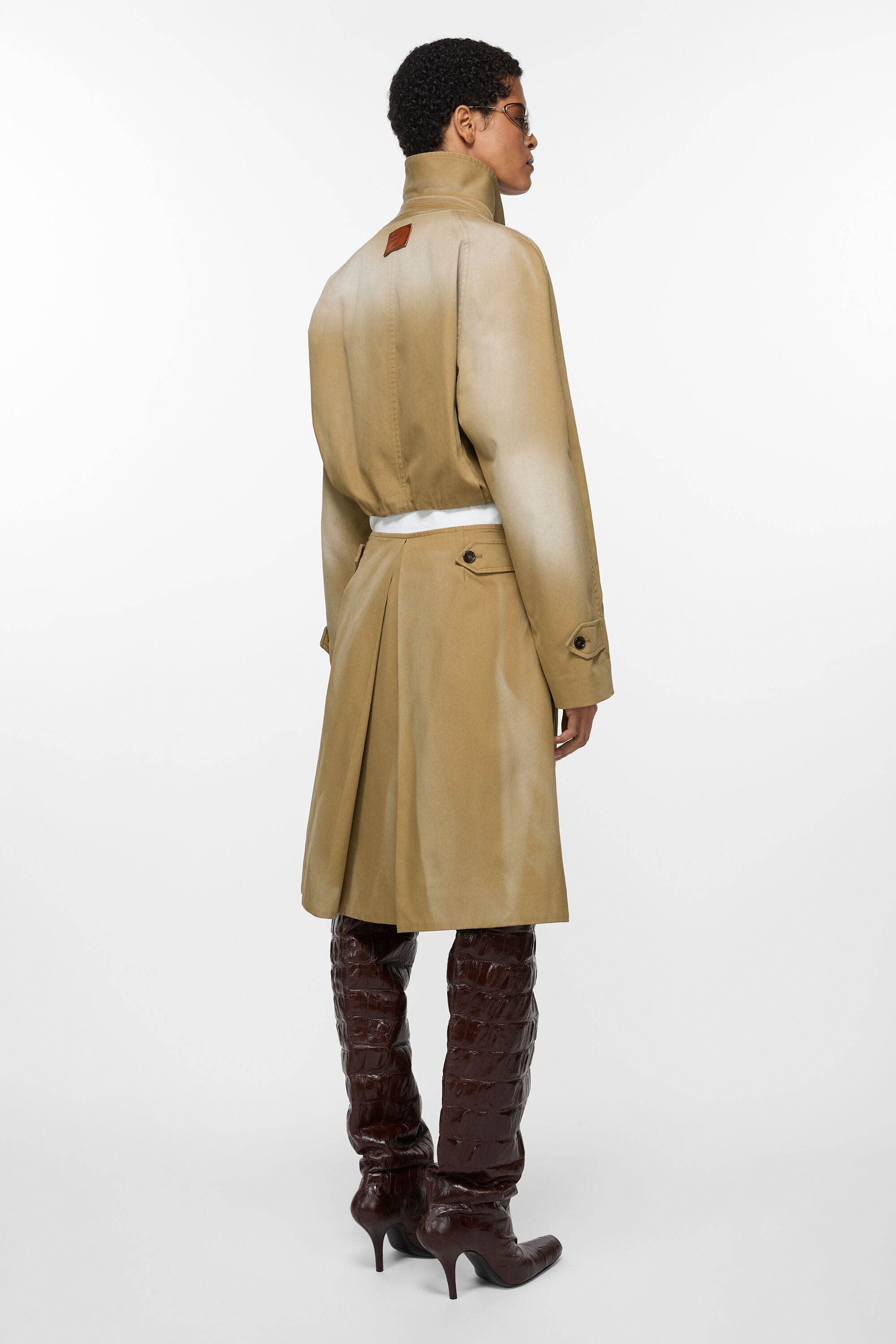 Twill skirt - Faded ochre - 3