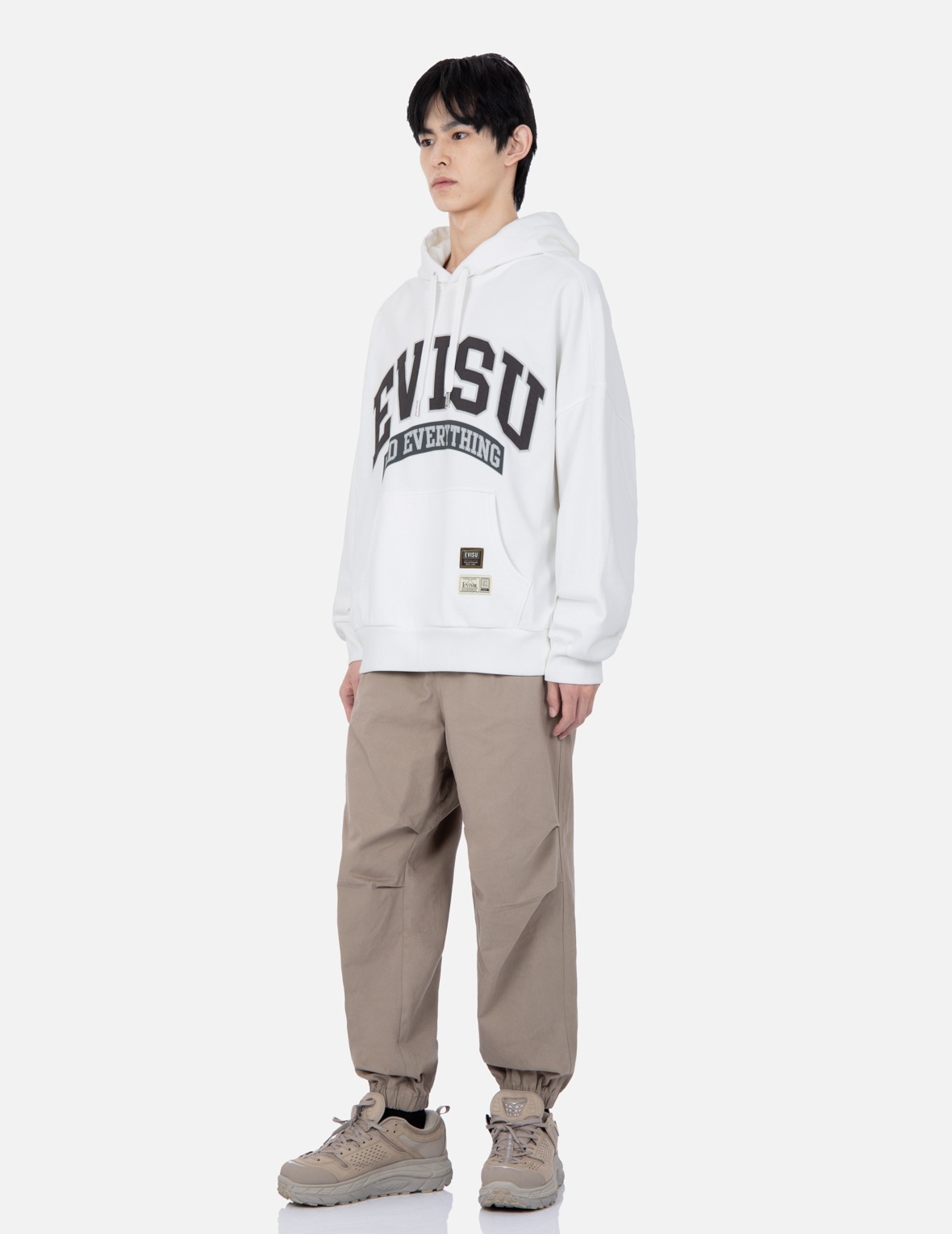 RETRO LOGO PRINT OVERSIZED HOODIE - 3