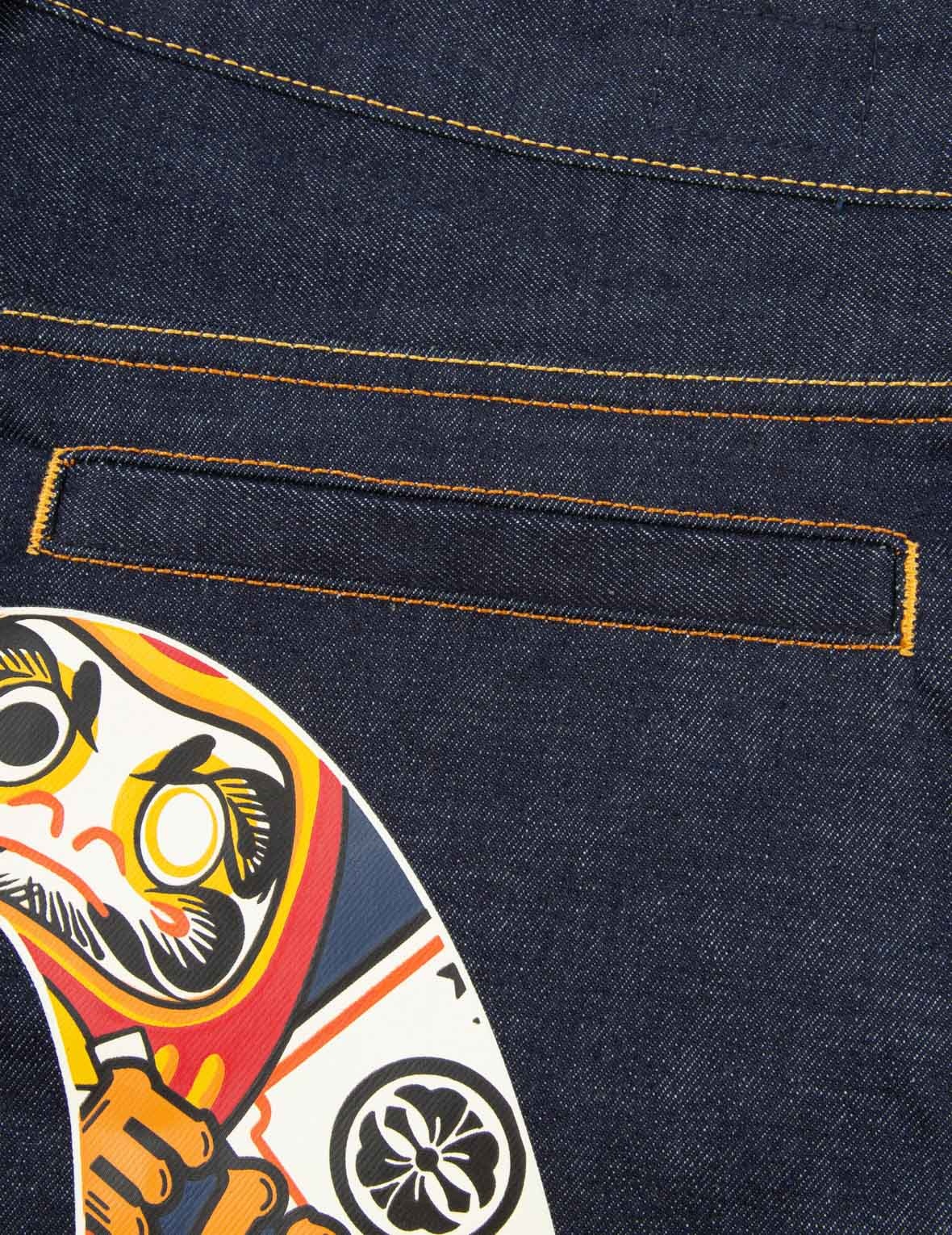 EVISU SQUAD DAICOCK PRINT CARROT-FIT JEANS #2017 - 11