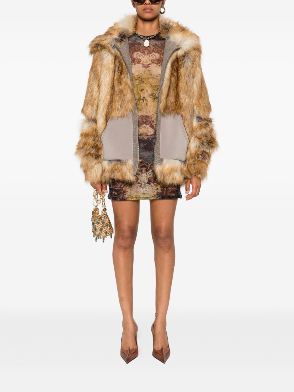 long-sleeves panelled jacket - 2