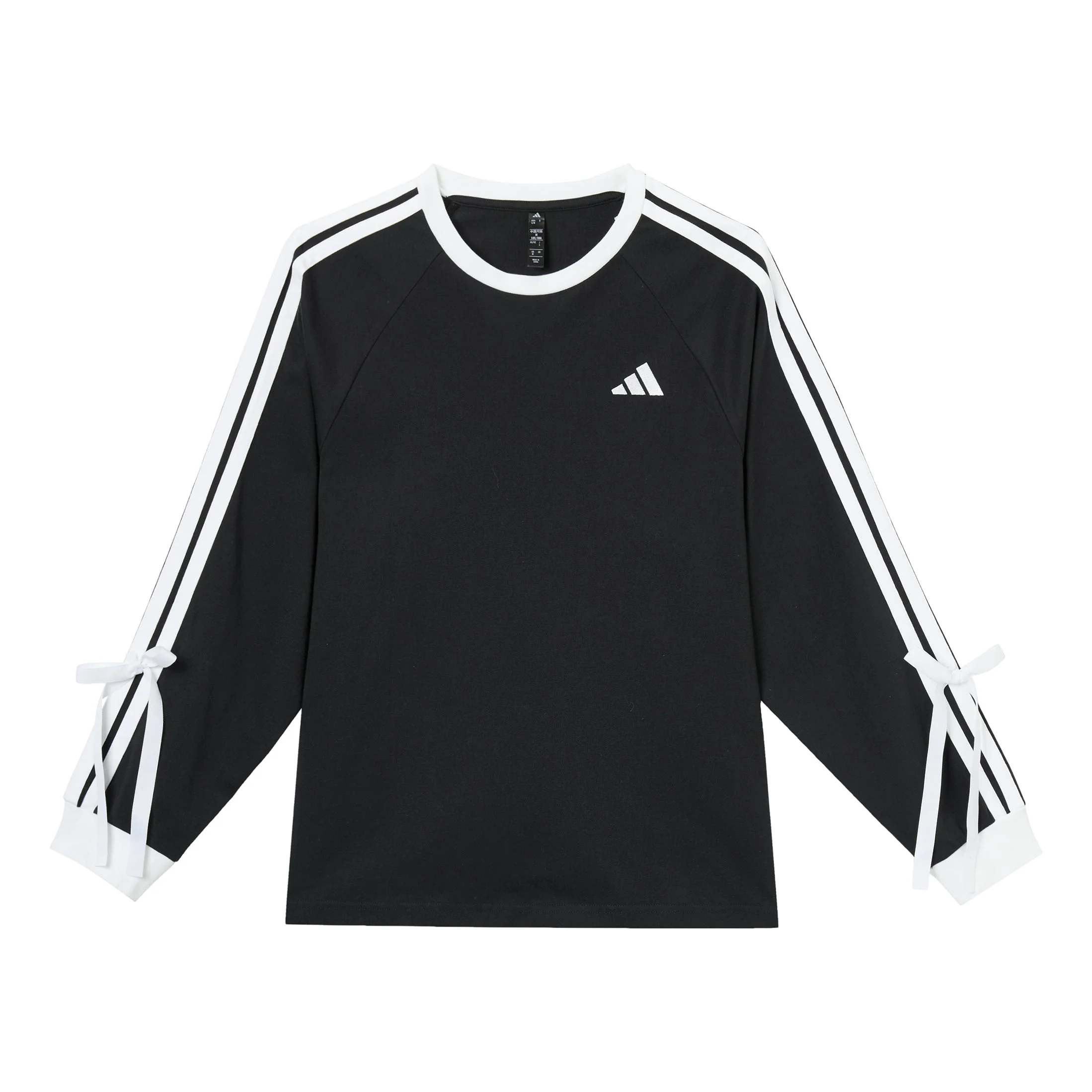 (WMNS) adidas Dance Long Sleeve Top 'Black White' KG3858 - 1