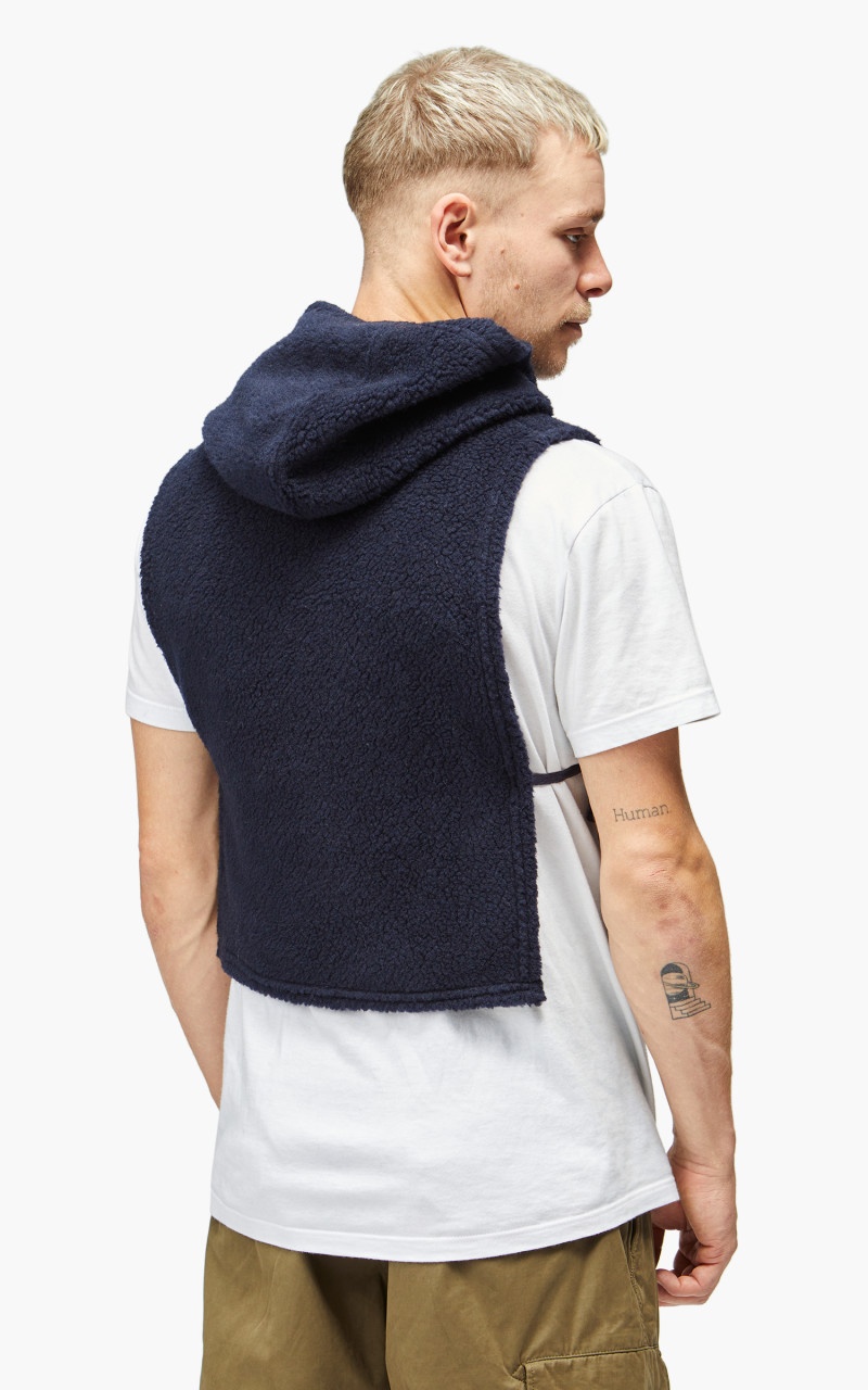 Engineered Garments HOODED INTERLINER WOOL POLY SHAGGY KNIT