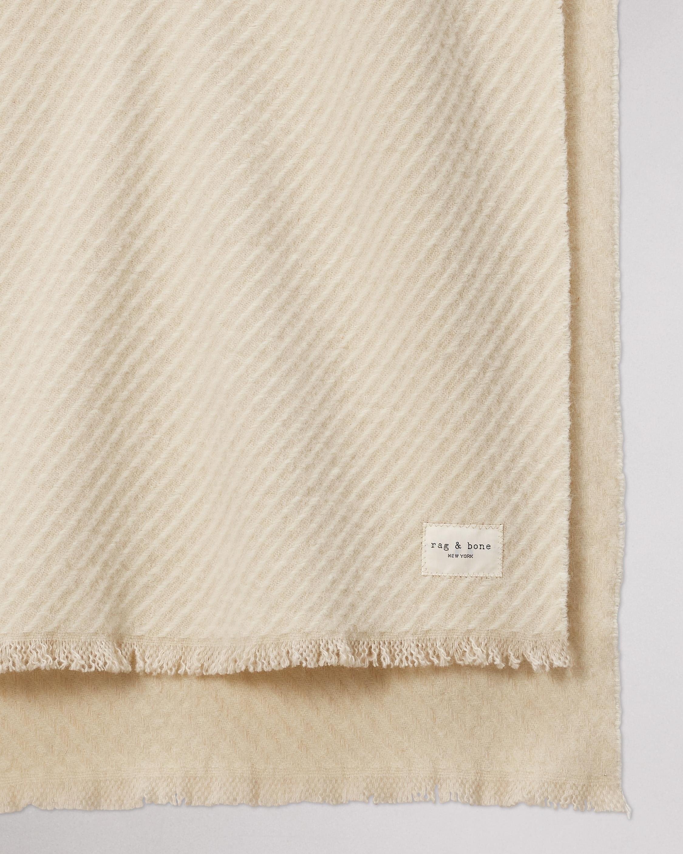 Joni Stripe Wool Scarf - 2