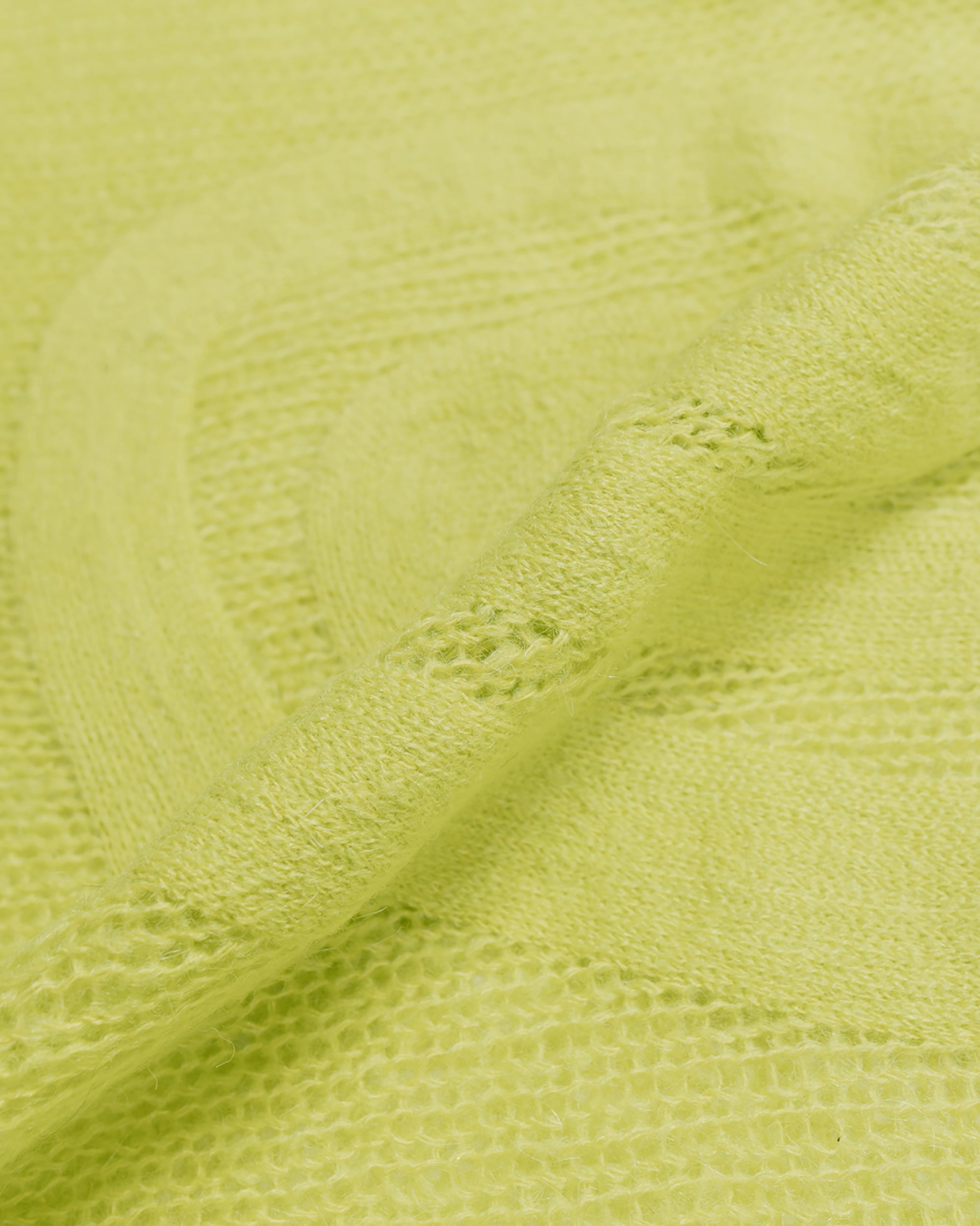 Stüssy S Loose Knit Sweater Lime - 3