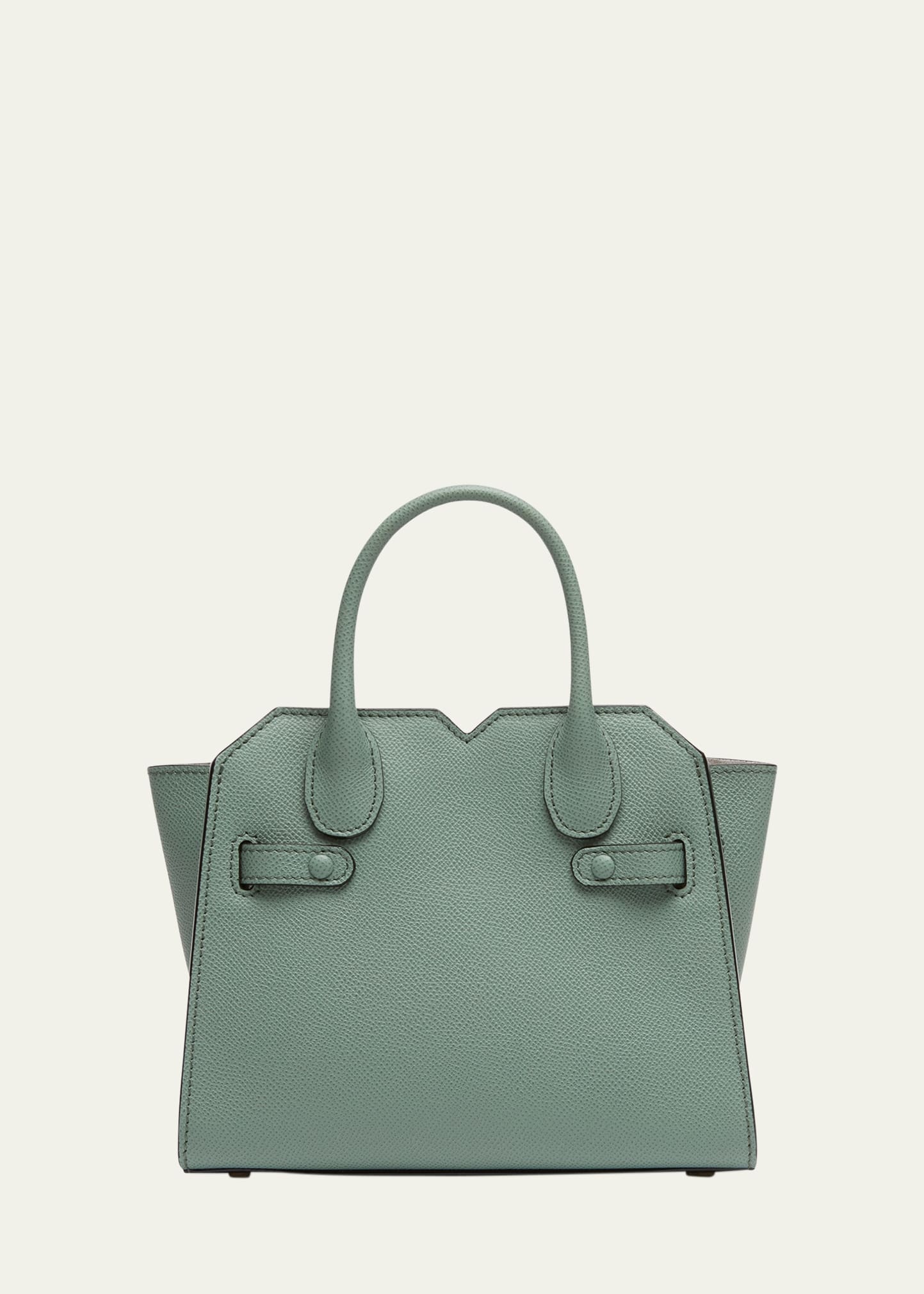 Milano Micro Leather Top-Handle Bag - 3
