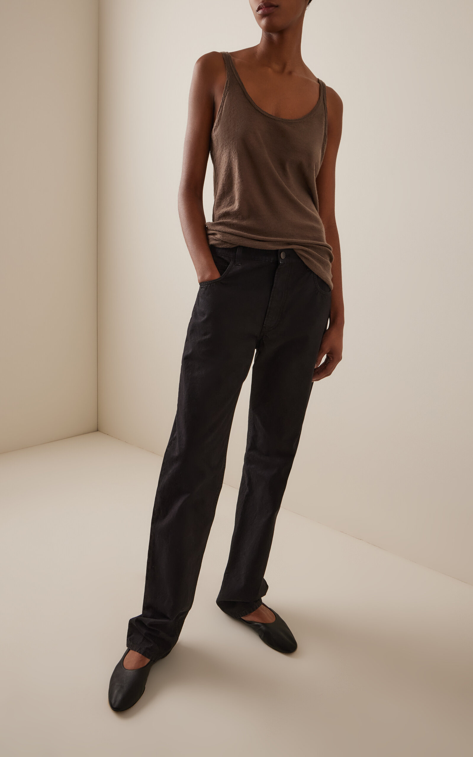 Kazu Cashmere Tank Top neutral - 2