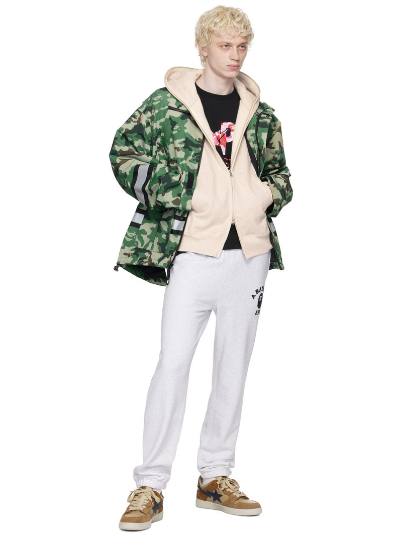 A BATHING APE® Black ABC Camo 'BAPE STA' T-Shirt outlook