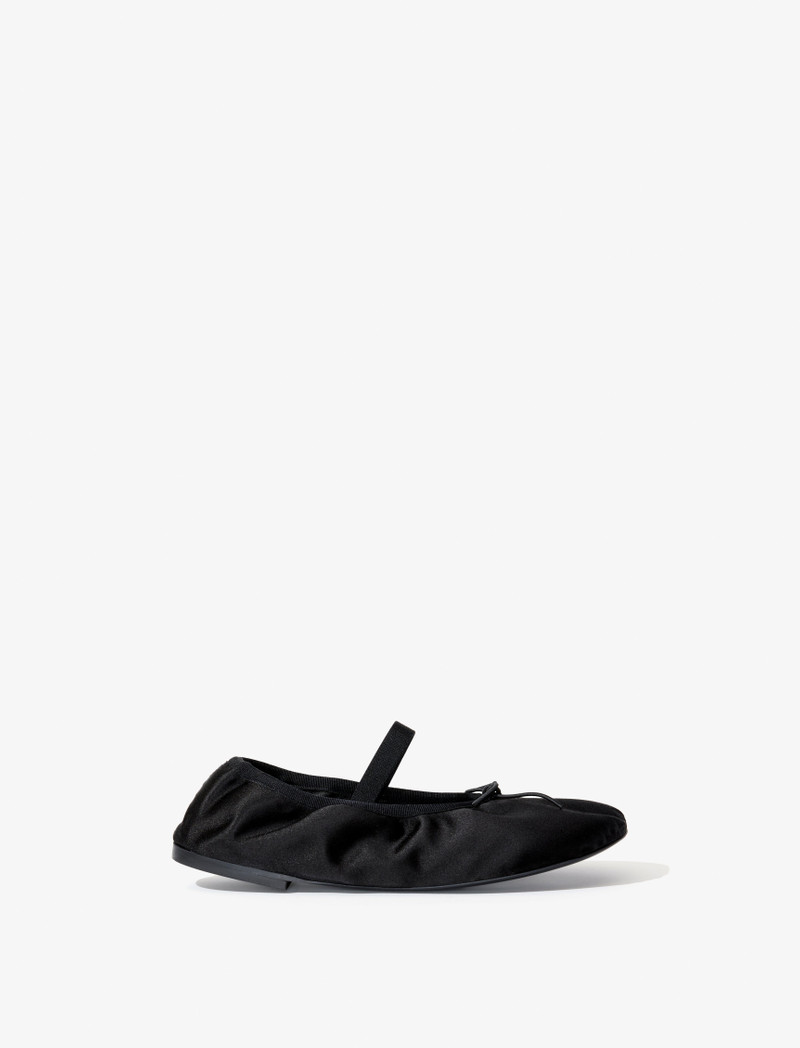 Proenza Schouler Glove Mary Jane Ballet Flats in Satin outlook