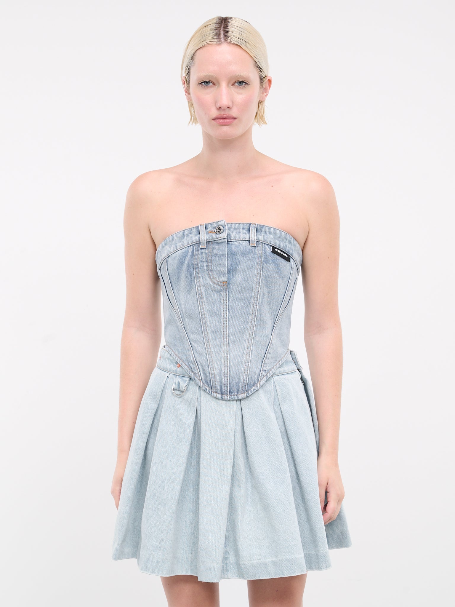 Denim Corset Top - 1