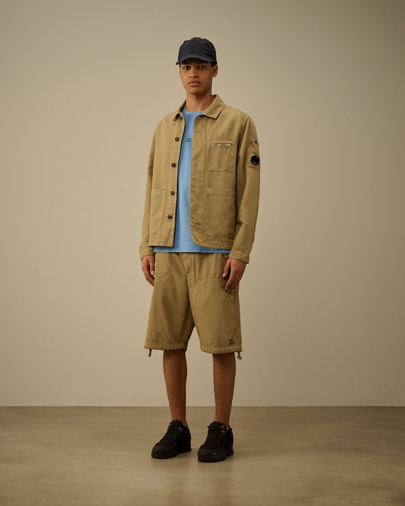 C.P. Company Cotton/Linen Overshirt outlook