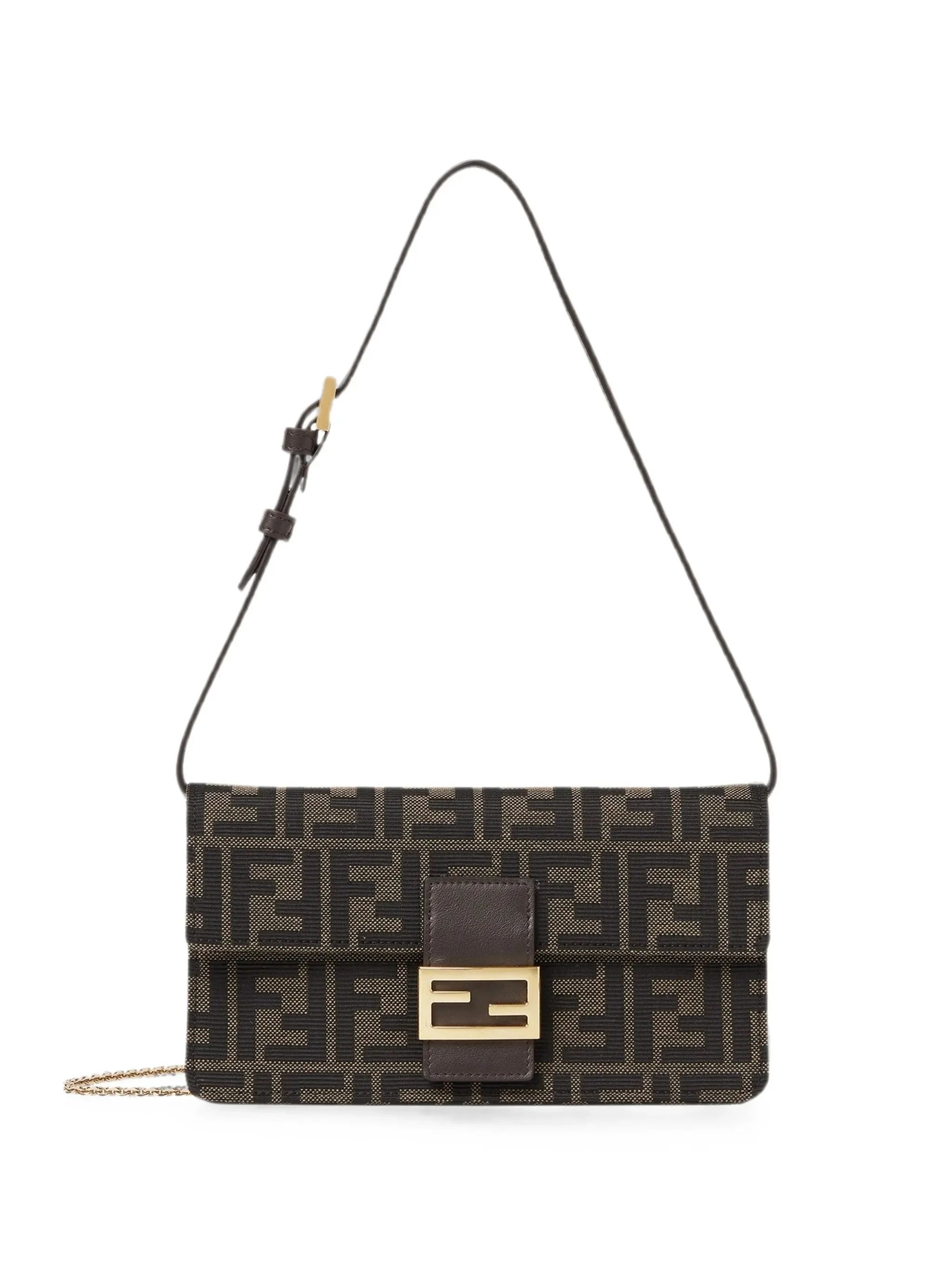 Fendi Tube FF-jacquard Wallet - 1