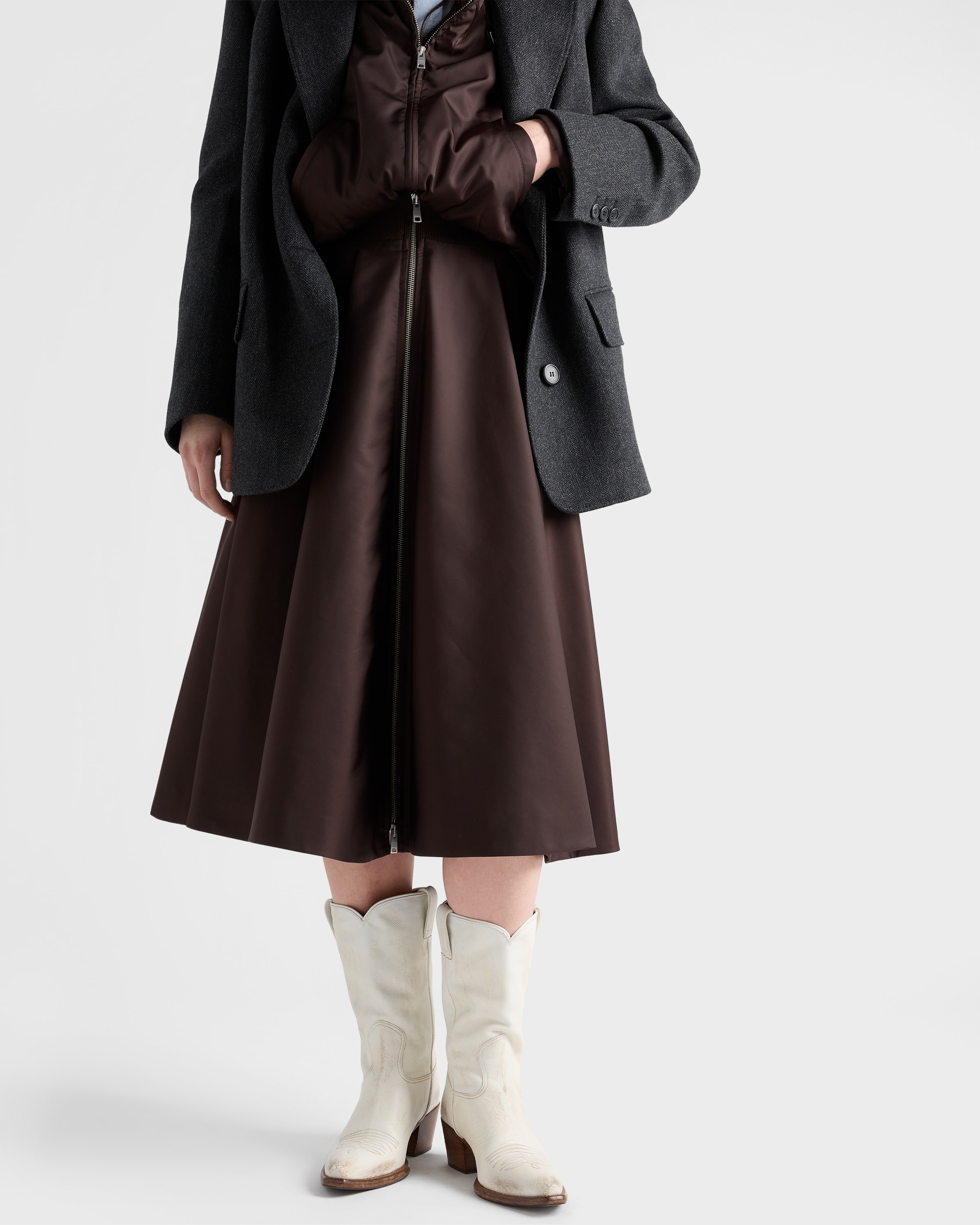 Re-Nylon circle skirt - 3