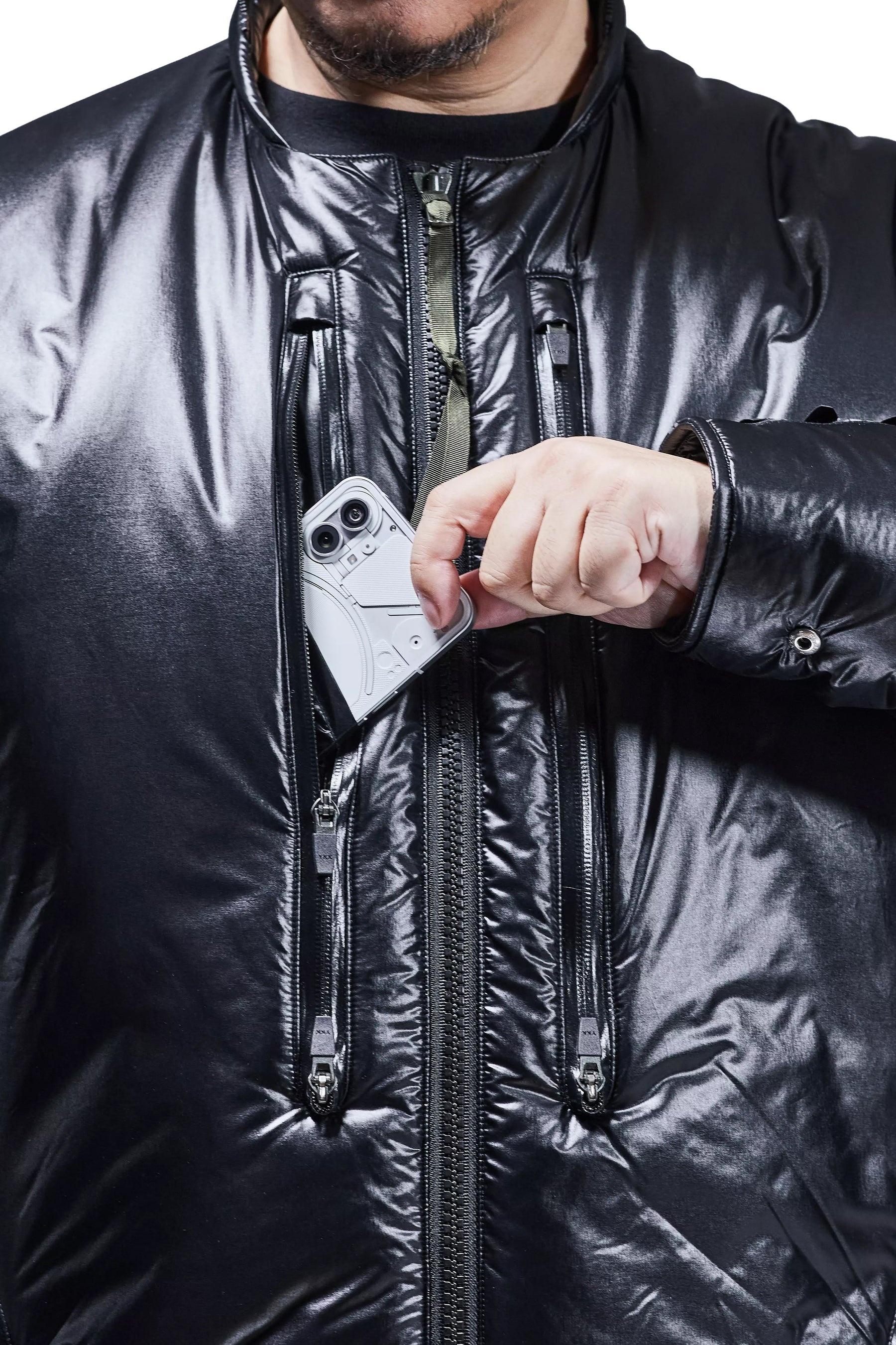 HD NYLON PRIMALOFT_ MODULAR LINER JACKET GEN. 1 (J14-PX)  / BLK - 13