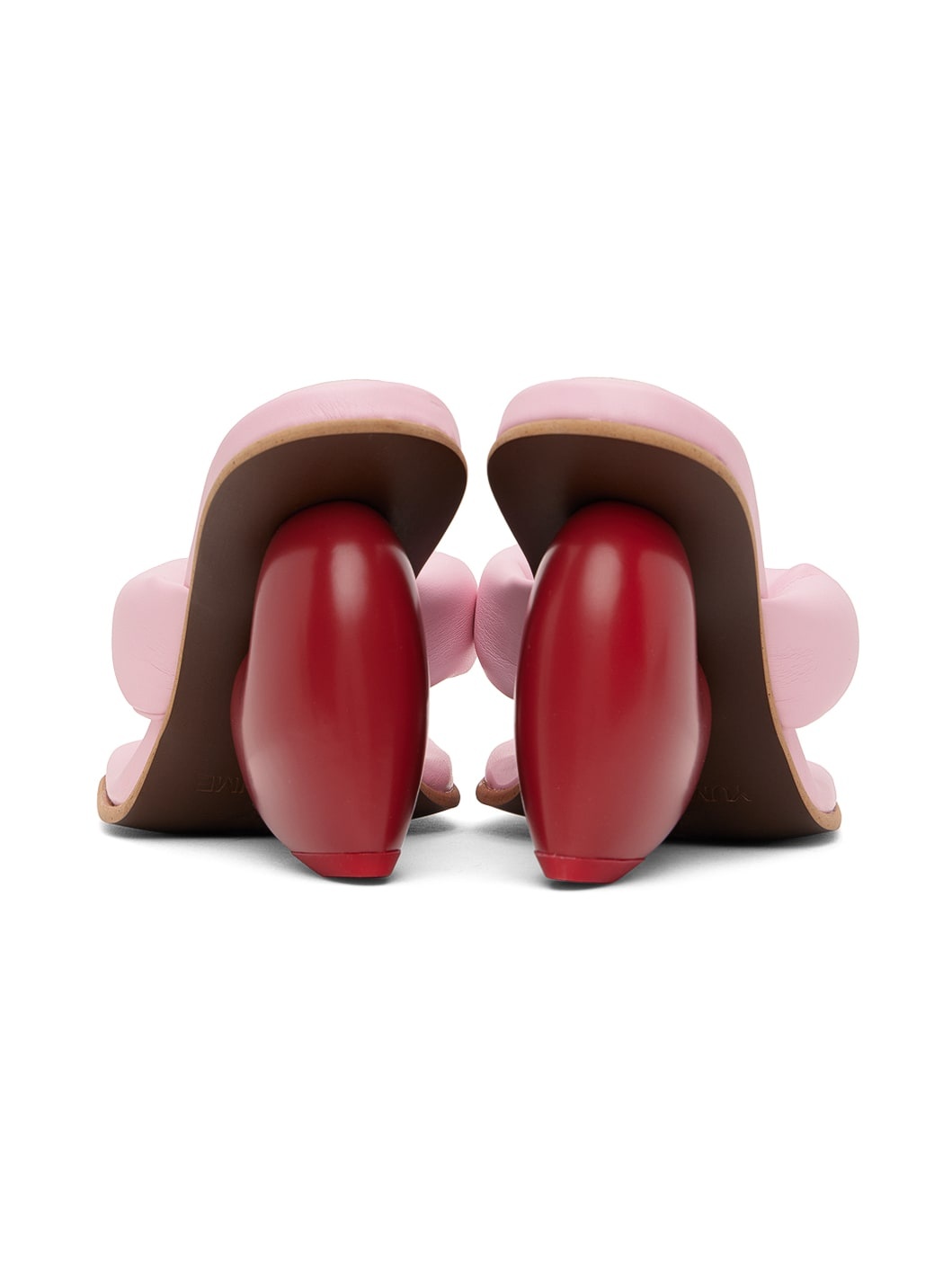 Pink & Red Love Mules - 2