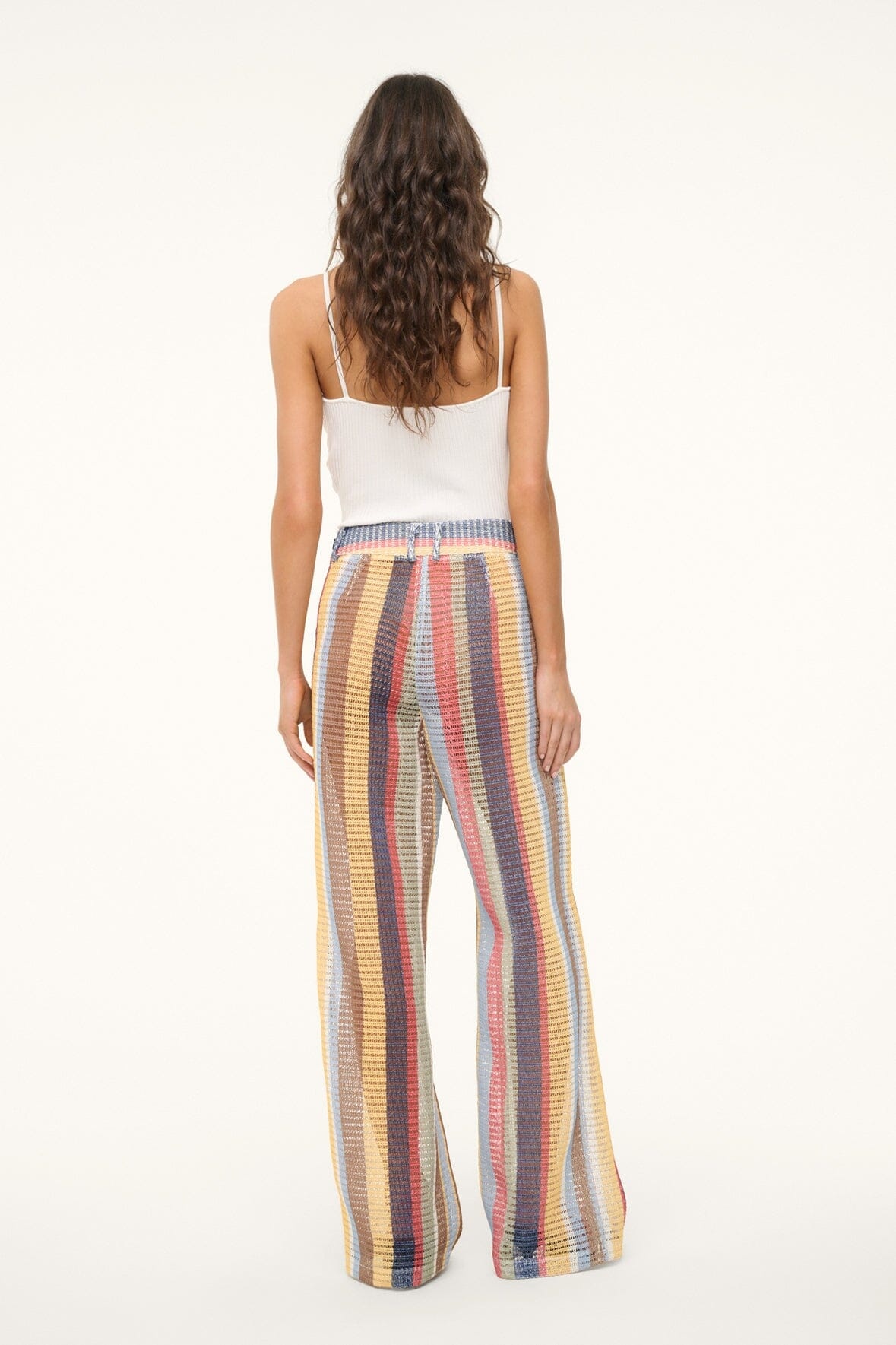 STAUD CORA PANT MARKET STRIPE - 5